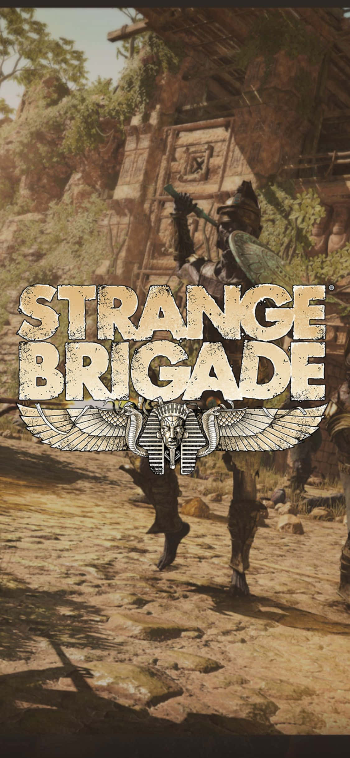 โครงกระดูกซอมบี้เกราะ iPhone X Strange Brigade พื้นหลัง วอลเปเปอร์