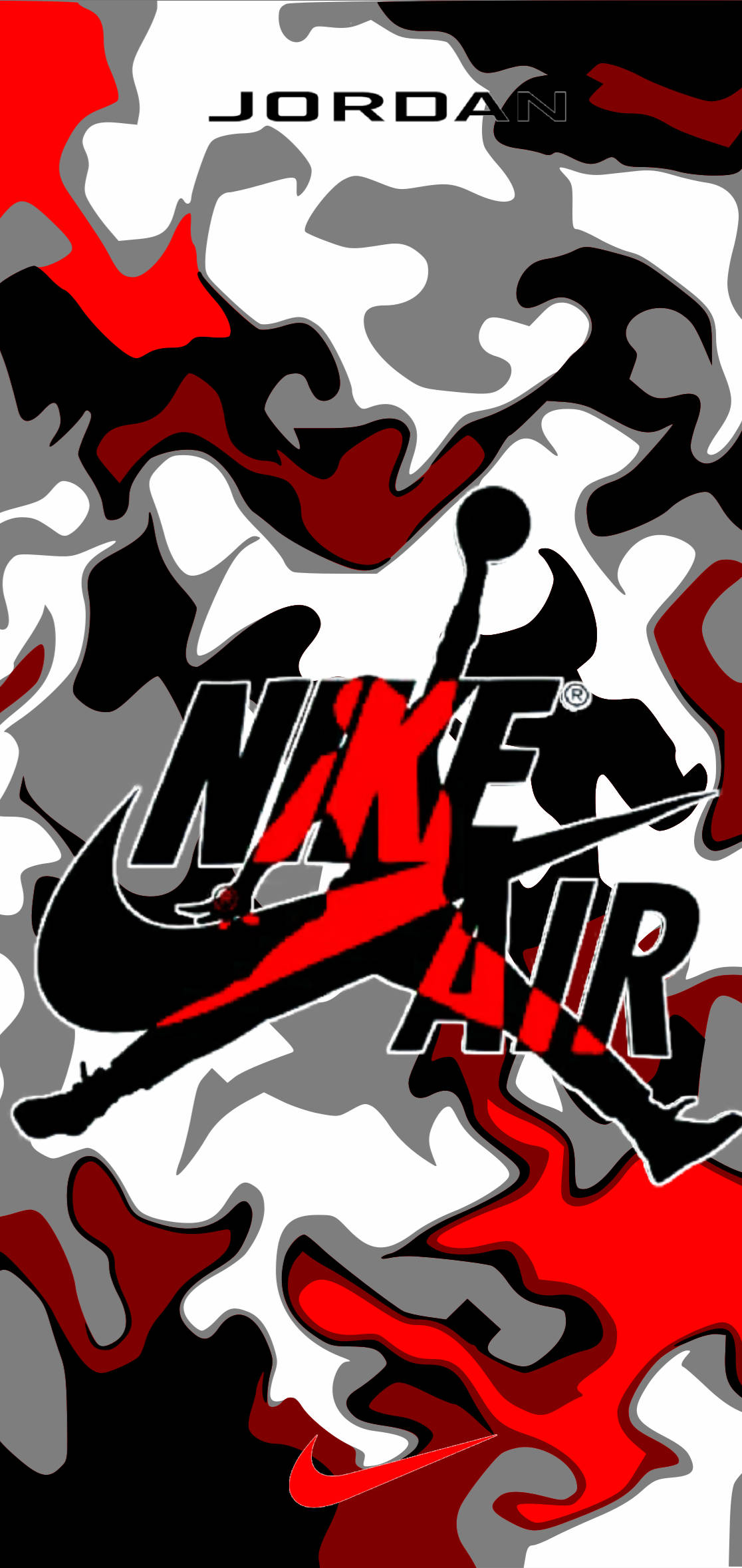 Artist Creates Unique Nike-Themed Graffiti Mural วอลเปเปอร์