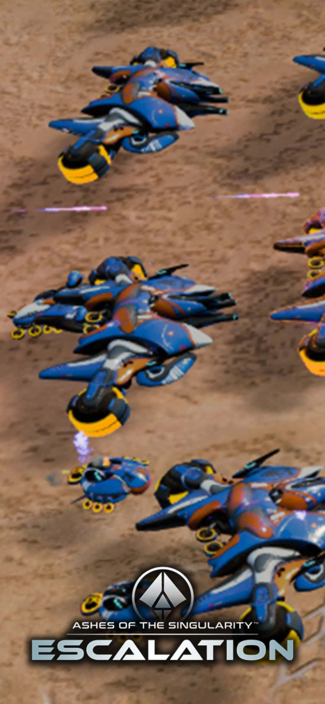 สัมผัสประสบการณ์ Ashes Of The Singularity Escalation บน iPhone X วอลเปเปอร์
