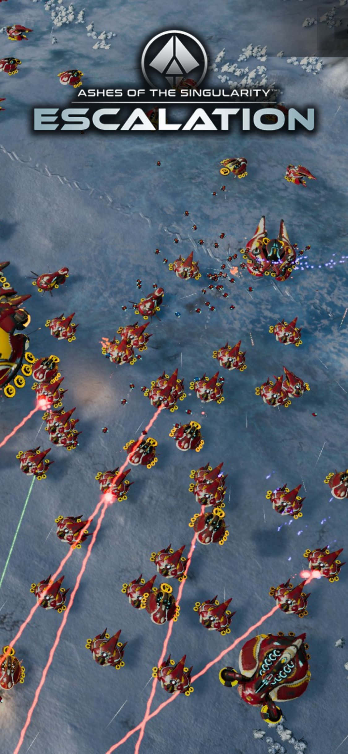 เพลิดเพลินกับกราฟิกคุณภาพสูงของ Ashes Of The Singularity Escalation บน iPhone X วอลเปเปอร์