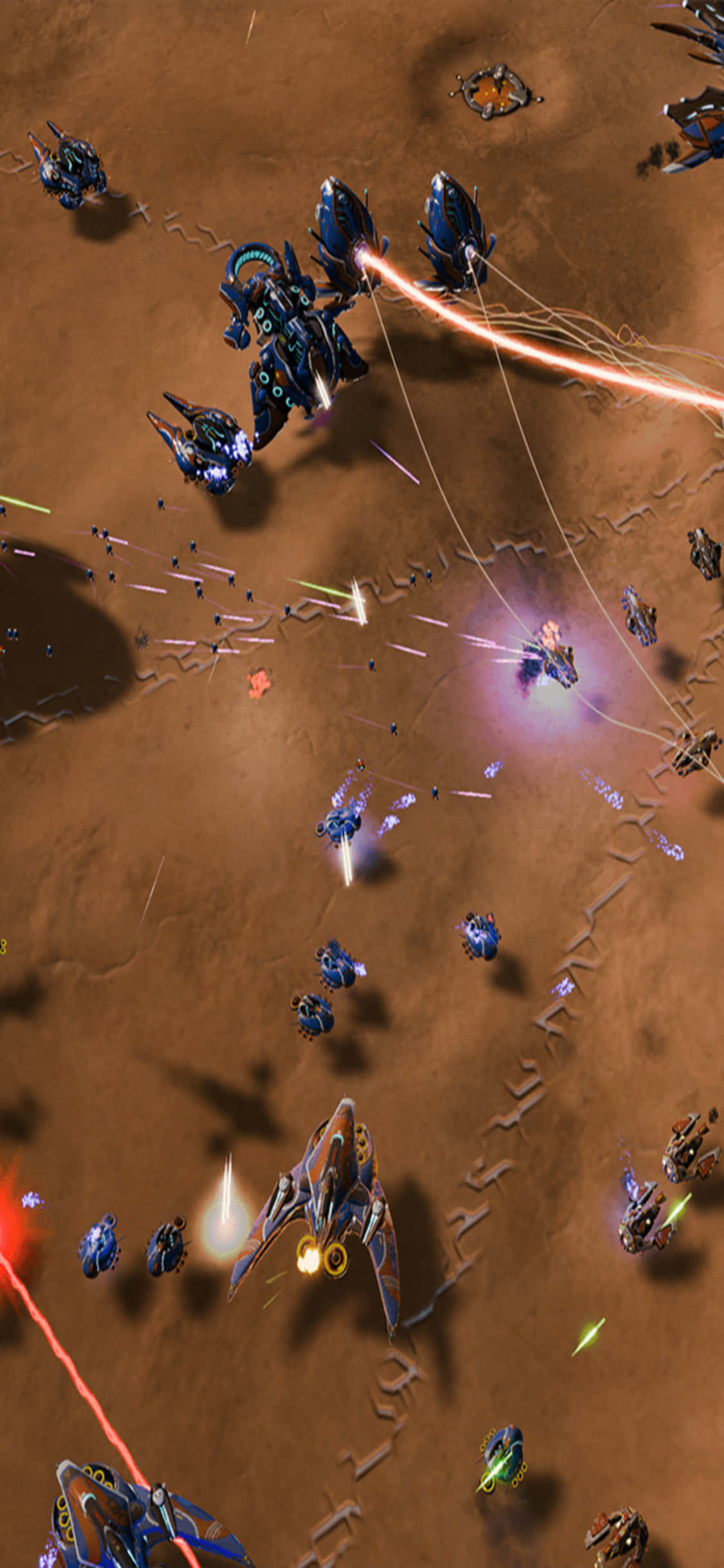 ทิวทัศน์อันงดงามใน Ashes of the Singularity ถ่ายจาก iPhone X วอลเปเปอร์