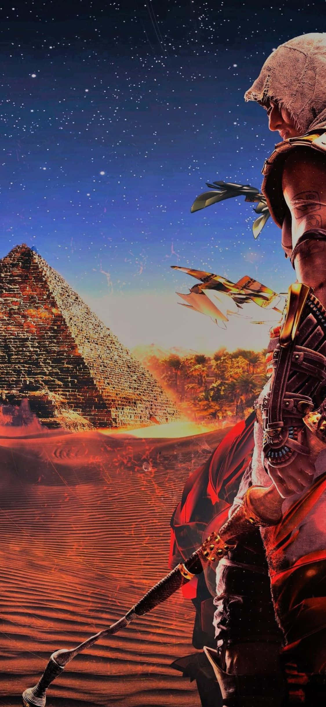 เตรียมพร้อมเล่น Assassin's Creed Origins บน iPhone X ของคุณ วอลเปเปอร์