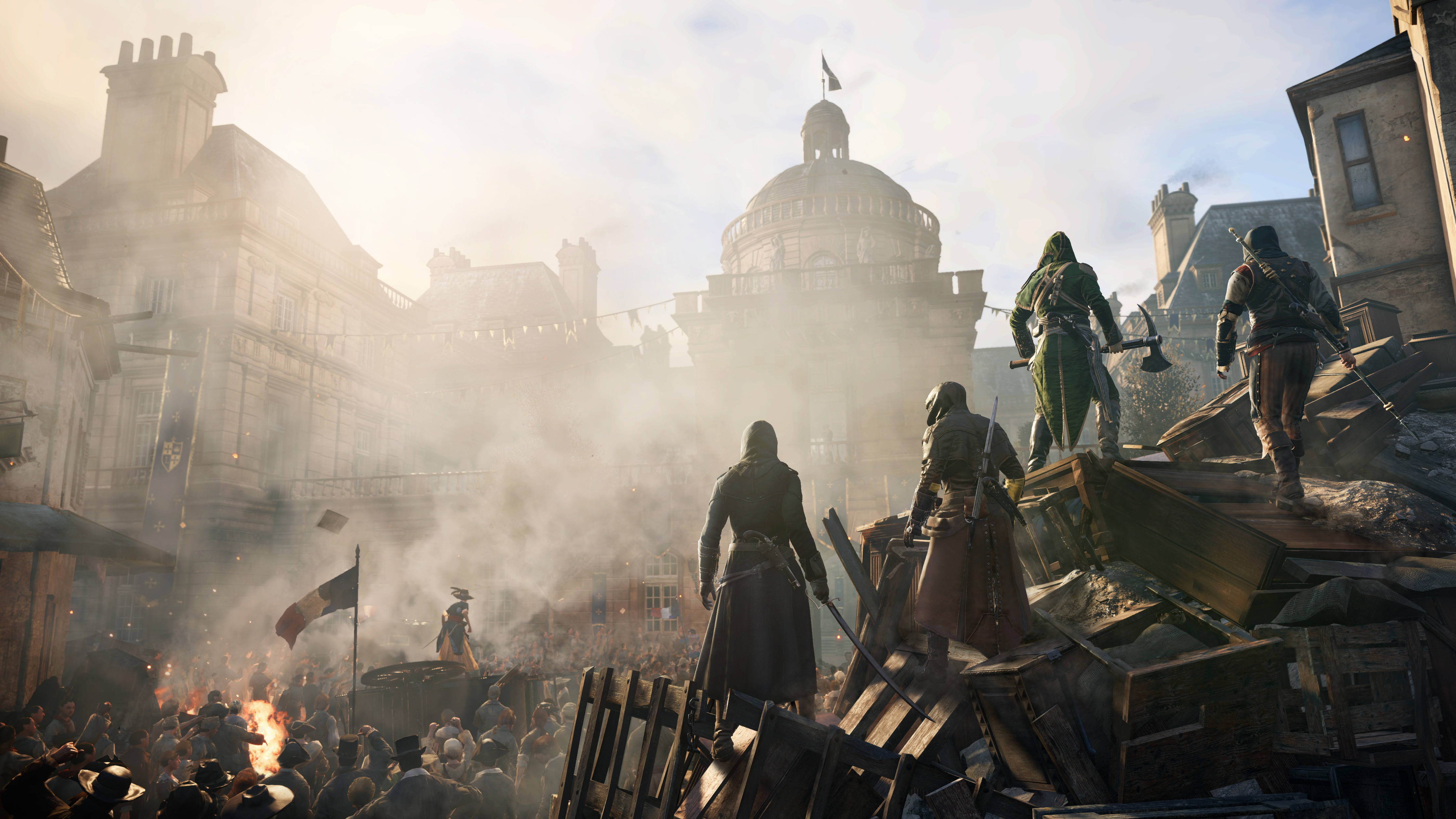 Assassin's Creed Unity ปฏิวัติ เกม 4K วอลเปเปอร์