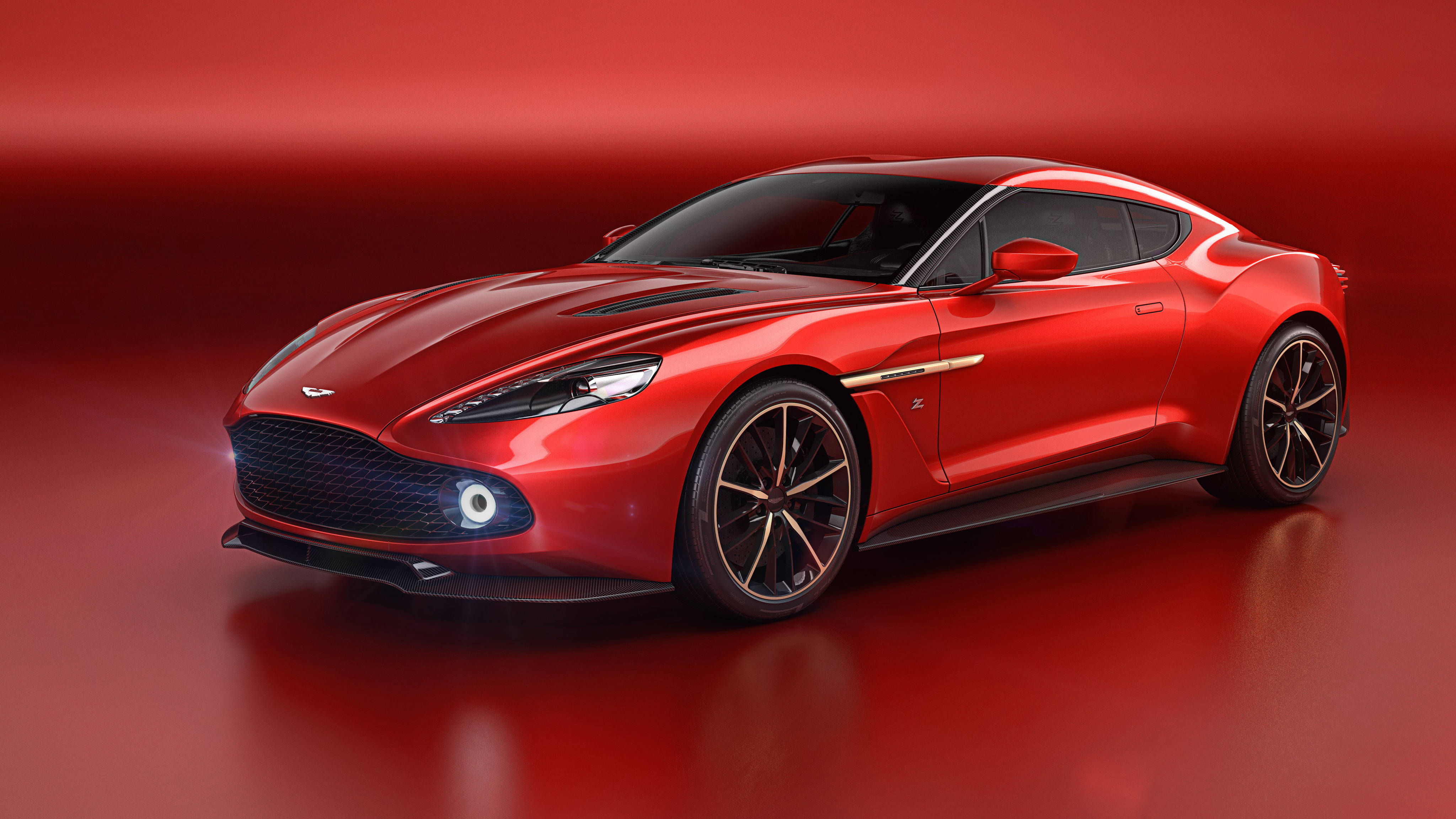 รถสปอร์ต Aston Martin Zagato วอลเปเปอร์