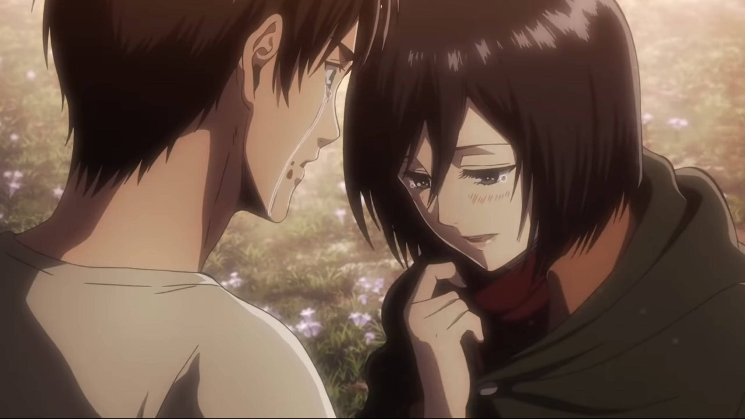 คู่อนิเมะ Attack On Titan วอลเปเปอร์