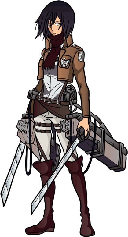 มิคาสะ แอคเคอร์แมน ตัวละครจาก Attack on Titan วอลเปเปอร์