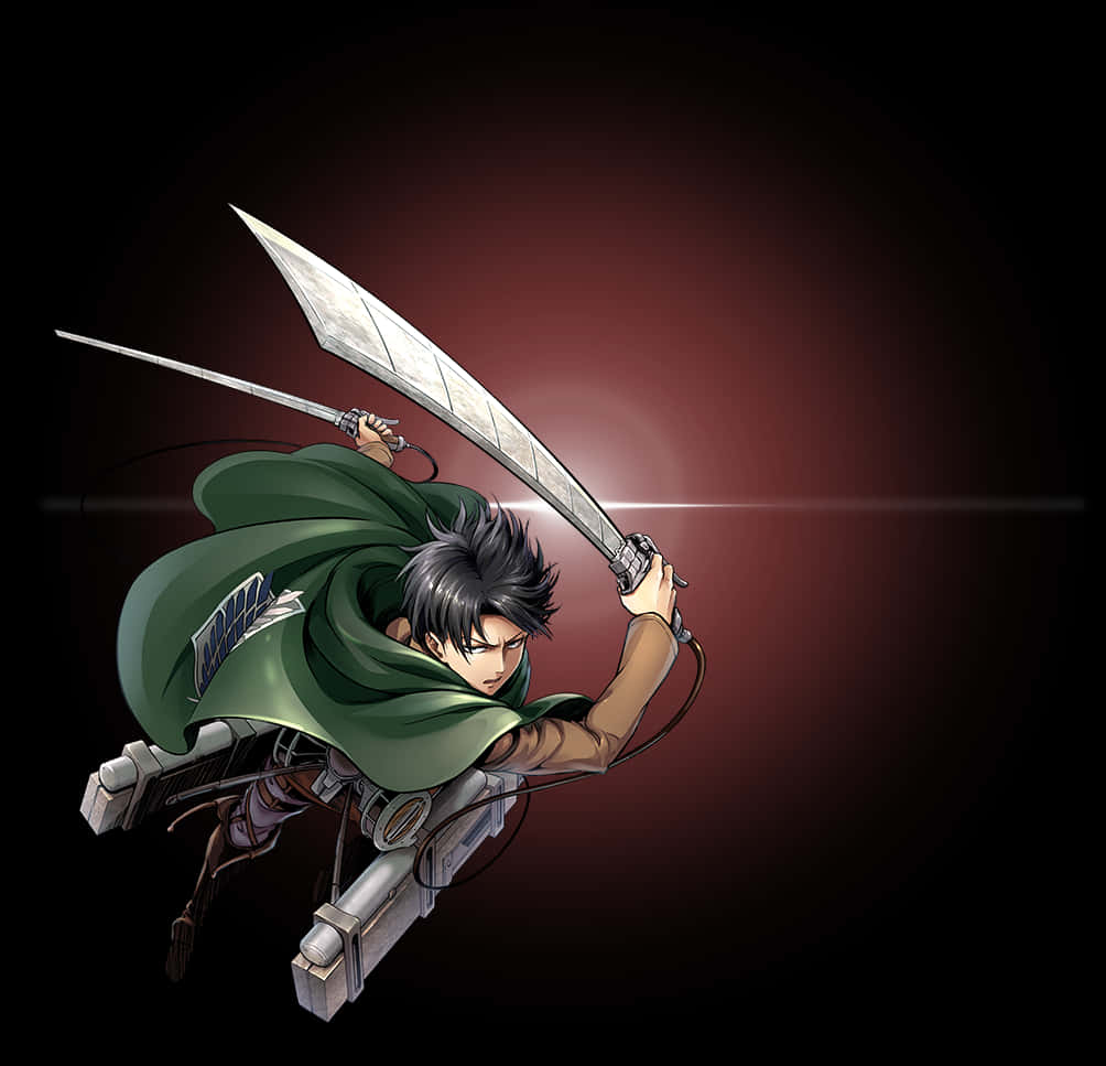 ตัวละคร Attack on Titan กำลังปฏิบัติการ วอลเปเปอร์