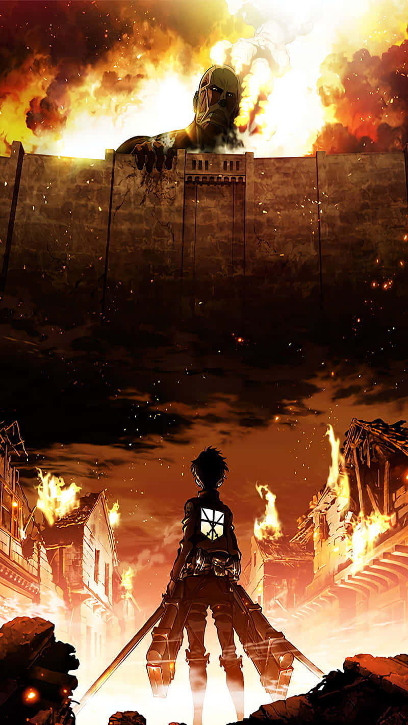 Attack On Titan อนิเมะเมืองไฟยักษ์ วอลเปเปอร์