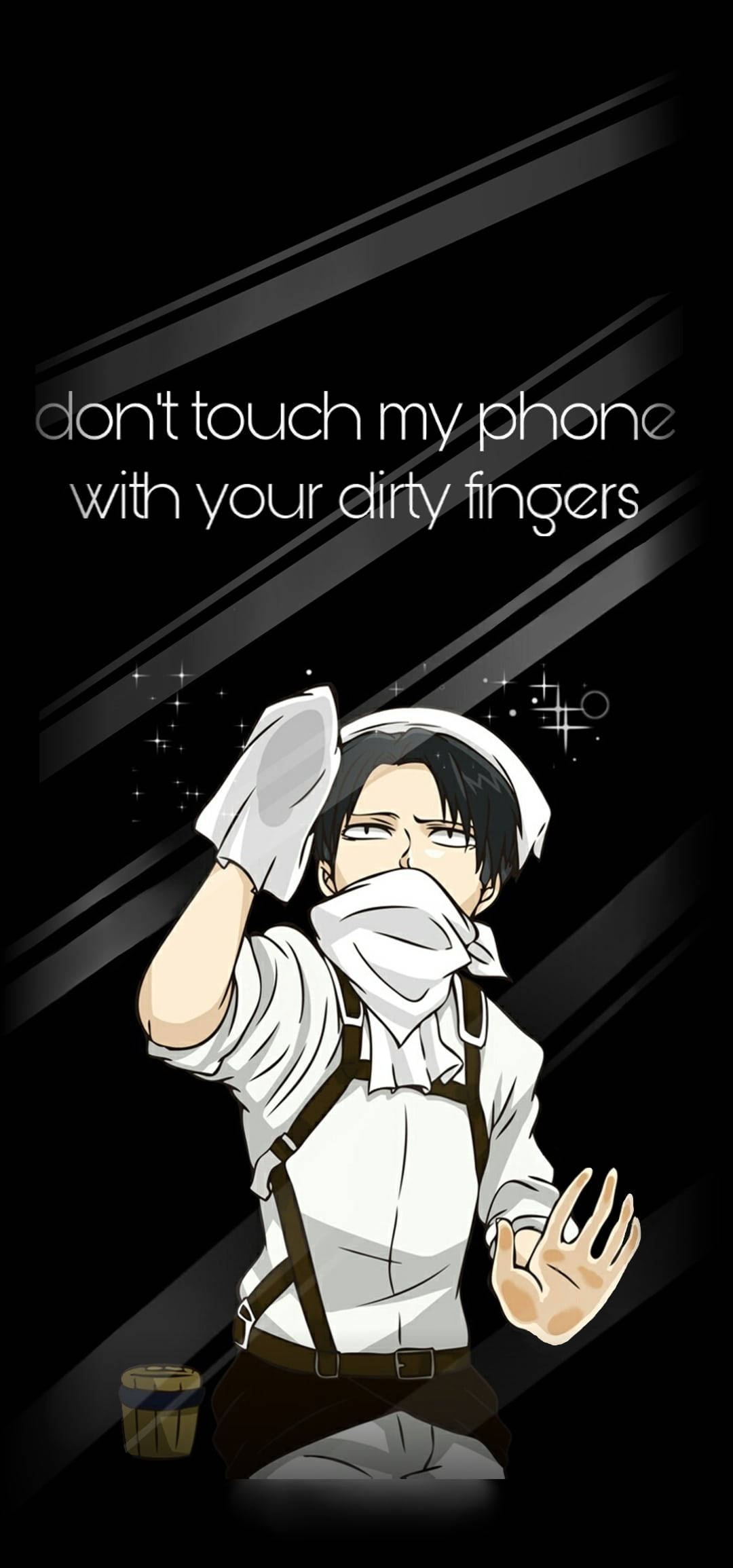 ตัวละคร Attack On Titan Levi หน้าจอ วอลเปเปอร์