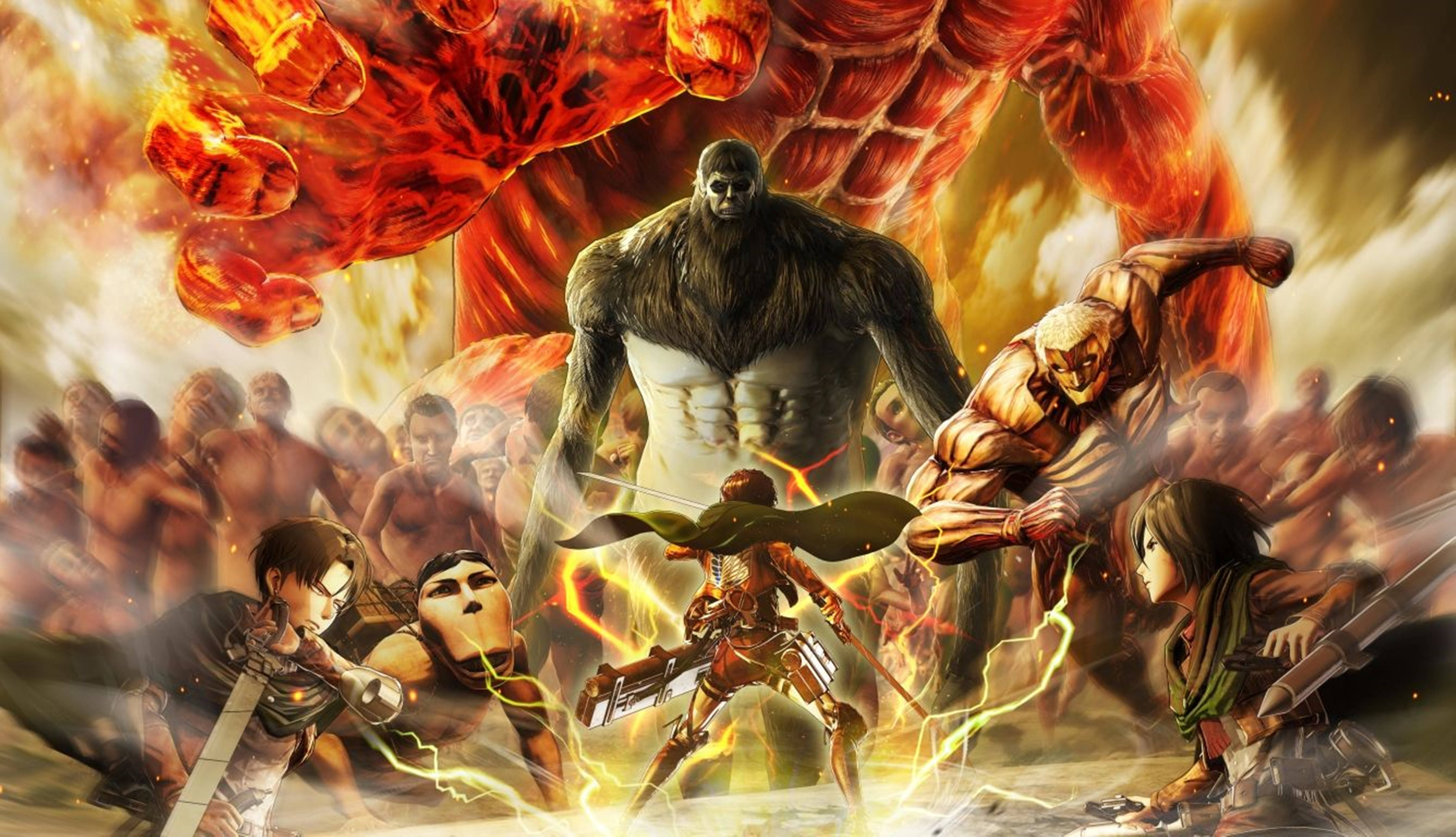 Attack On Titans 4K มนุษย์กินคนไททัน วอลเปเปอร์