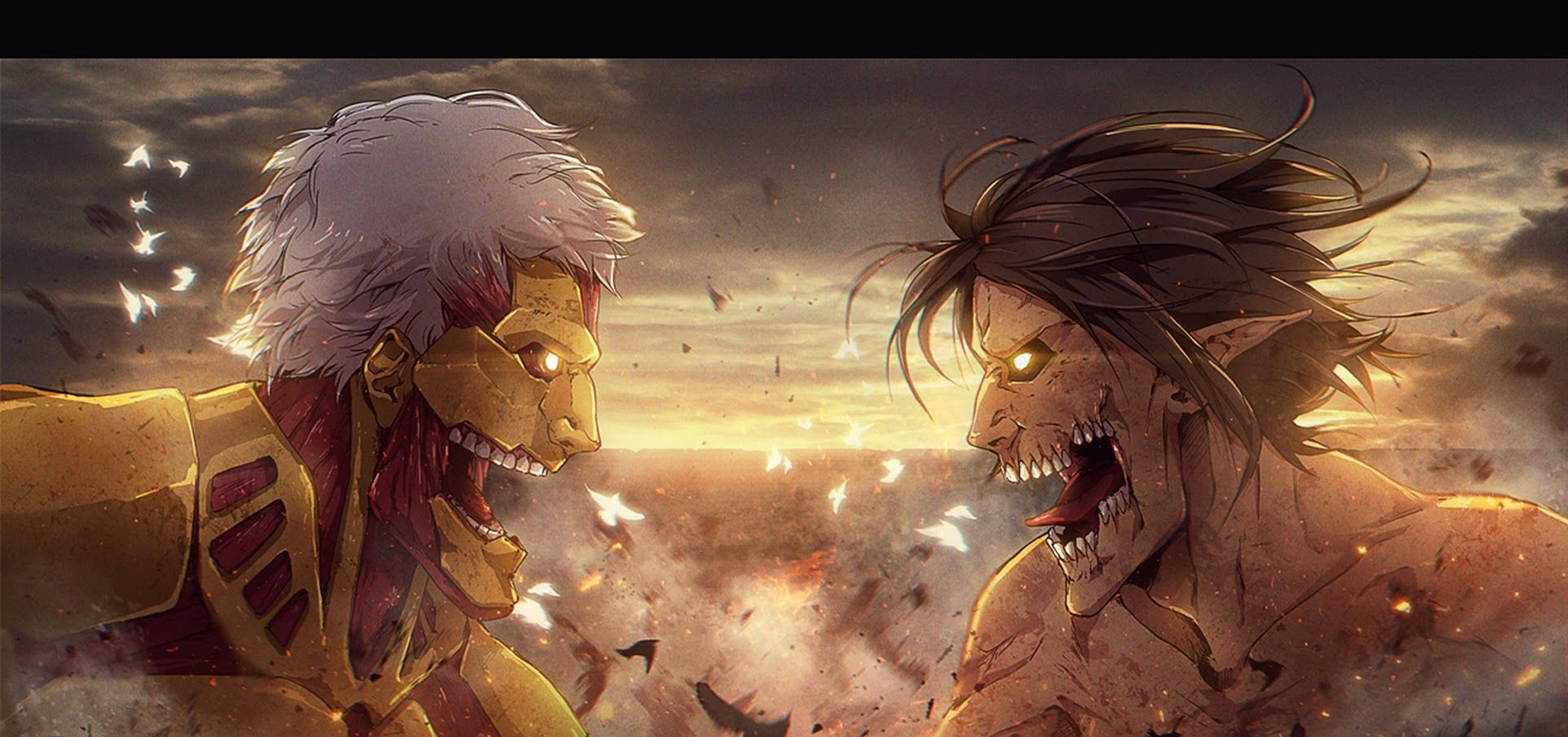 Attack On Titans 4K Attack Titan Armored Titan วอลเปเปอร์