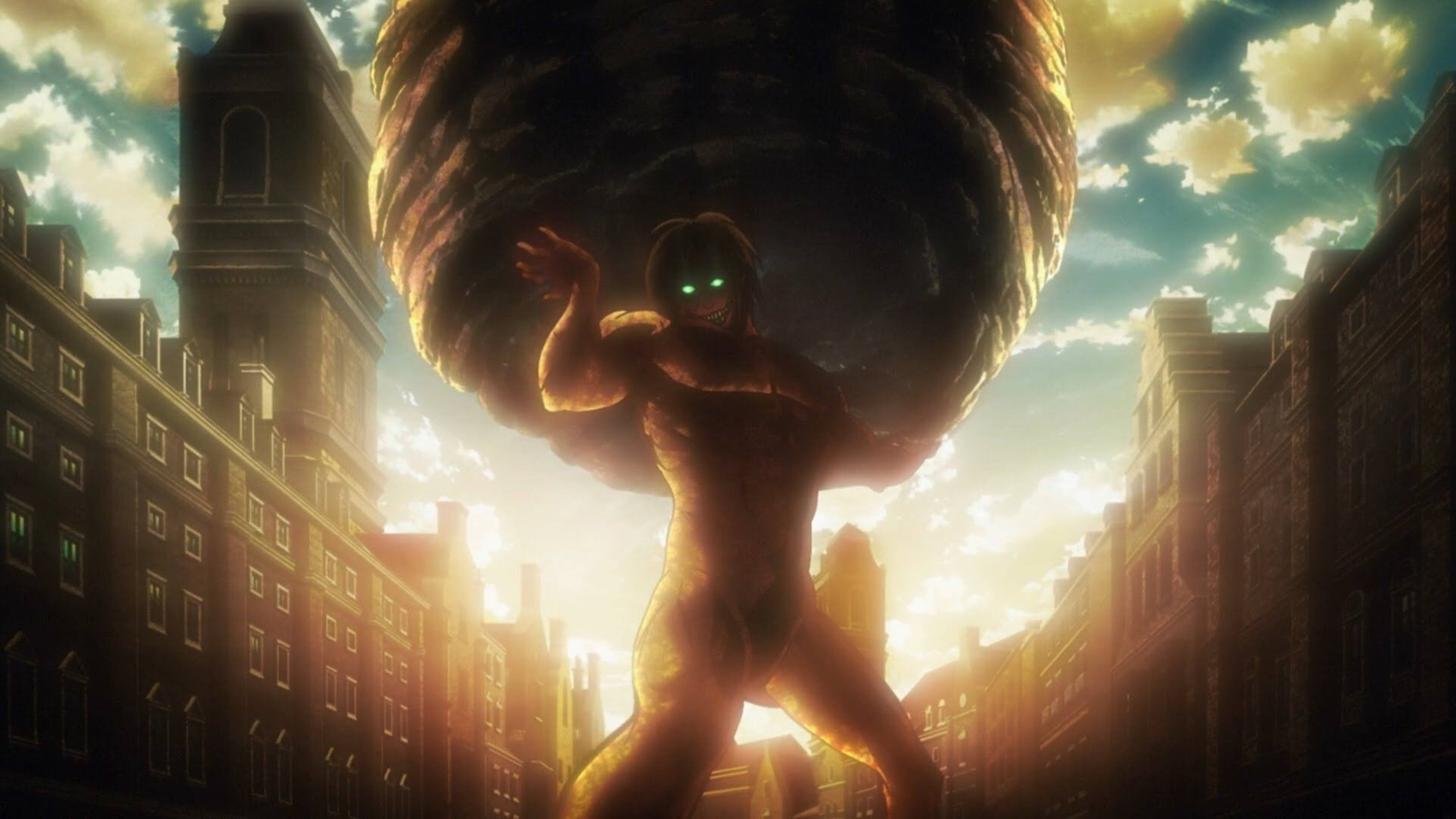 Attack On Titans 4K ก้อนหินยักษ์ วอลเปเปอร์