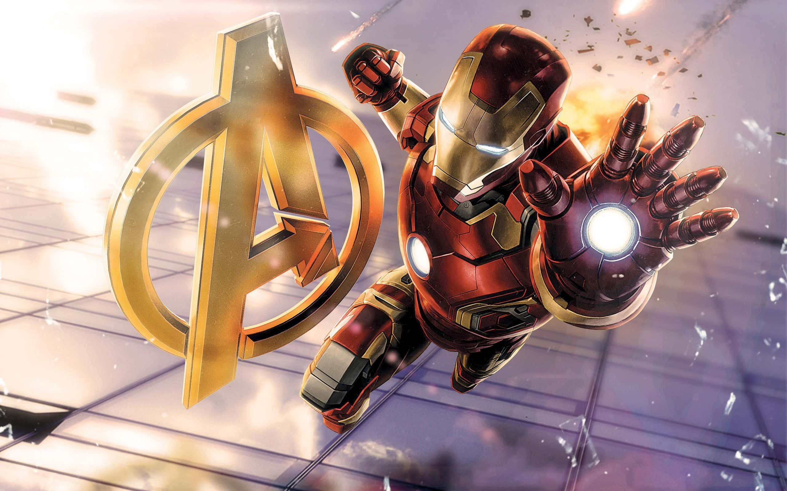 สัญลักษณ์ Avengers ของ Iron Man ที่ดีที่สุด วอลเปเปอร์