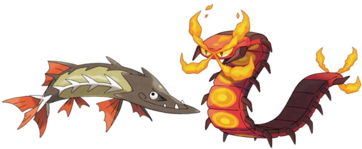 การต่อสู้โปเกมอนสุดดุเดือด - Barraskewda ปะทะ Centiskorch วอลเปเปอร์