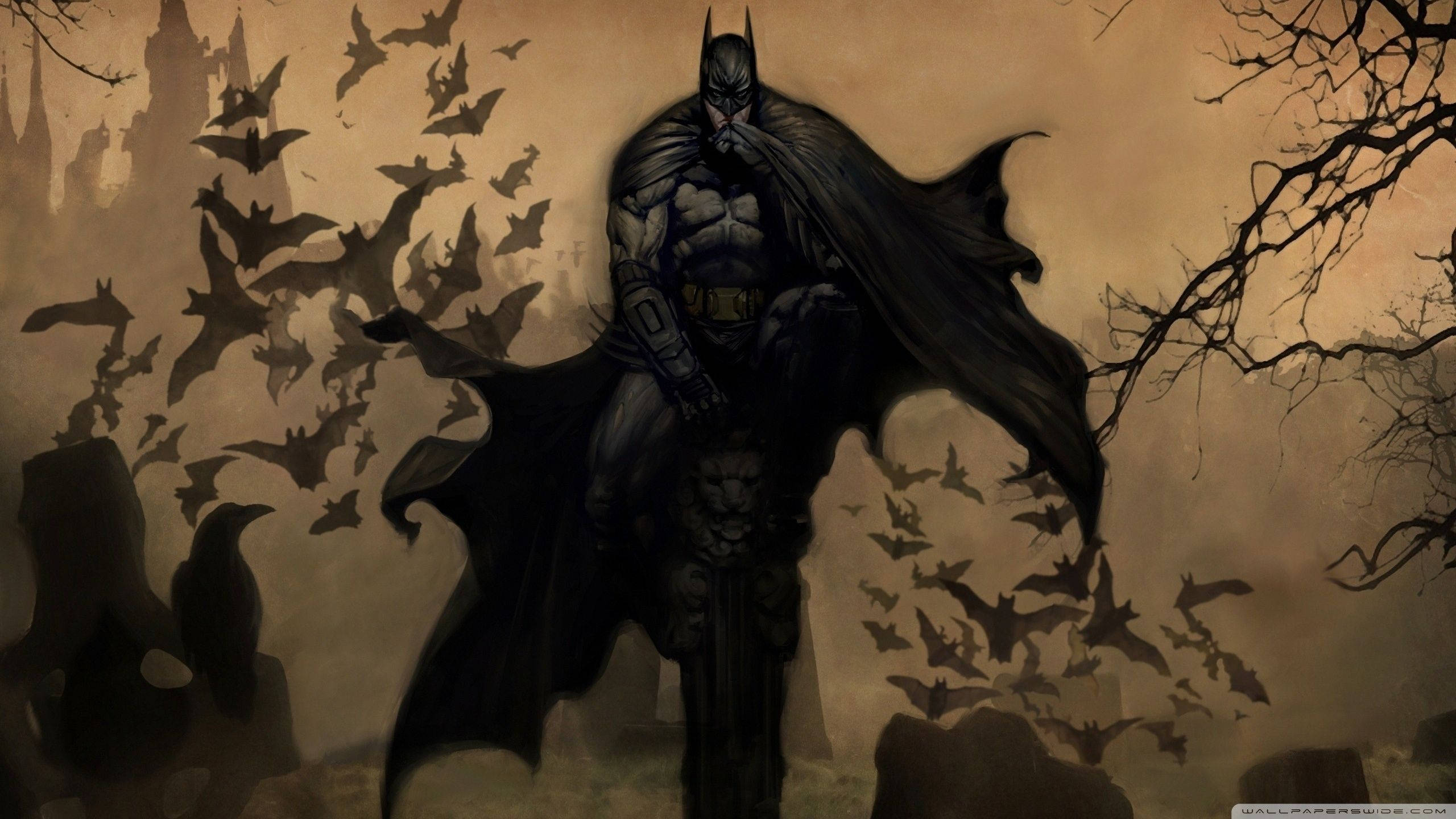Batman น่าขนลุกในป่า วอลเปเปอร์