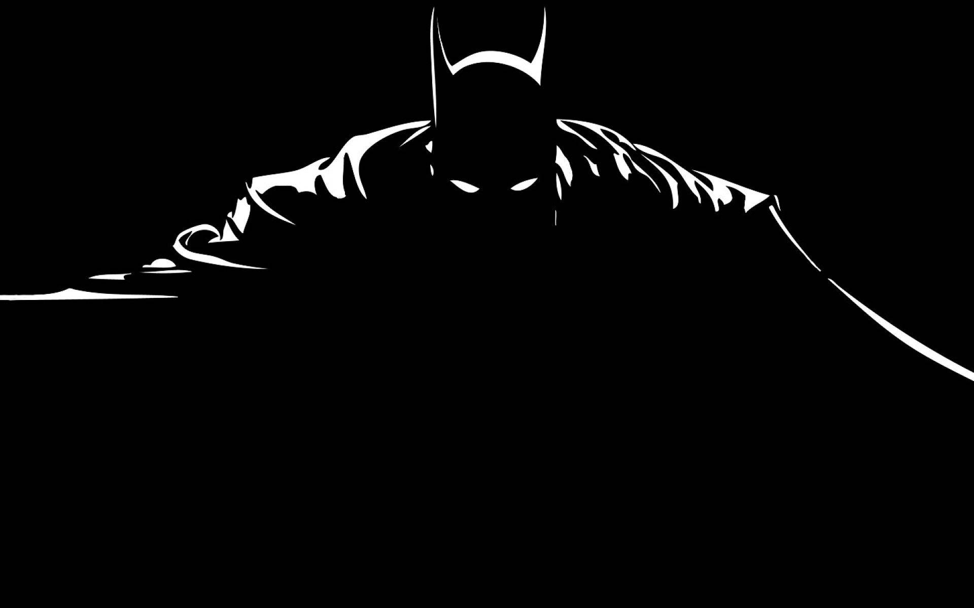 ศิลปะมินิมอลผ้าคลุม Batman วอลเปเปอร์