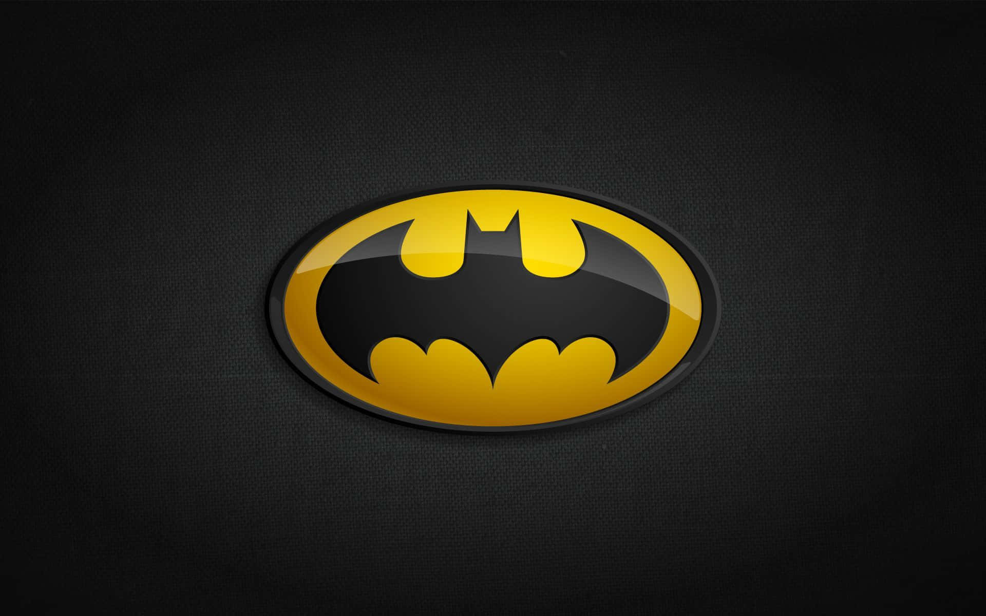 โลโก้คลาสสิก Batman บนแท็บเล็ต วอลเปเปอร์