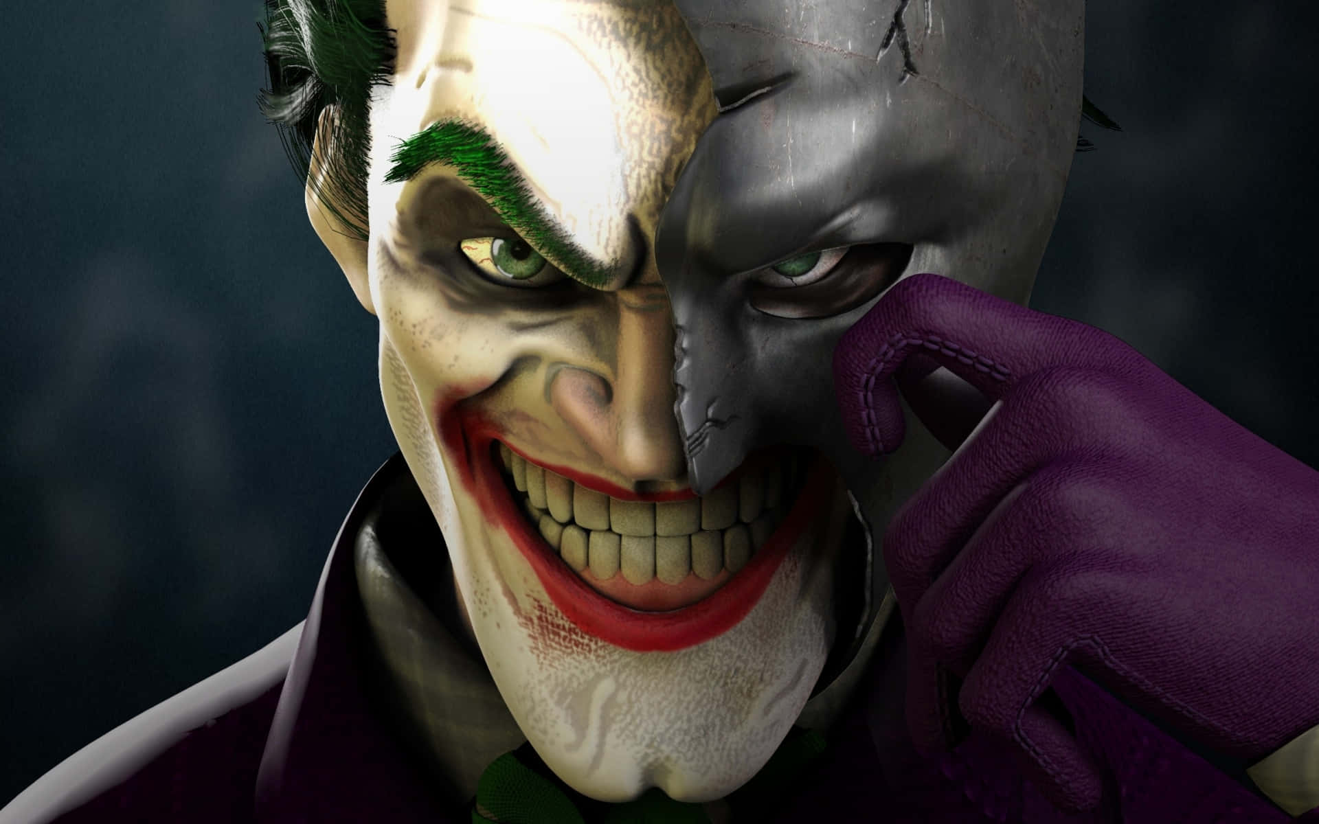 วอลเปเปอร์โจ๊กเกอร์ Batman Arkham Knight วอลเปเปอร์