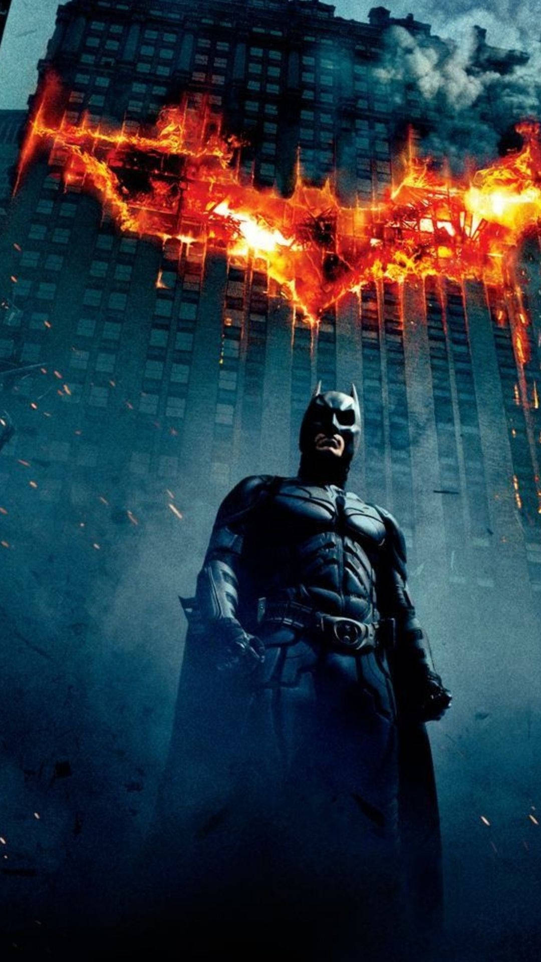 ตึกไฟไหม้ Batman Arkham Knight iPhone วอลเปเปอร์