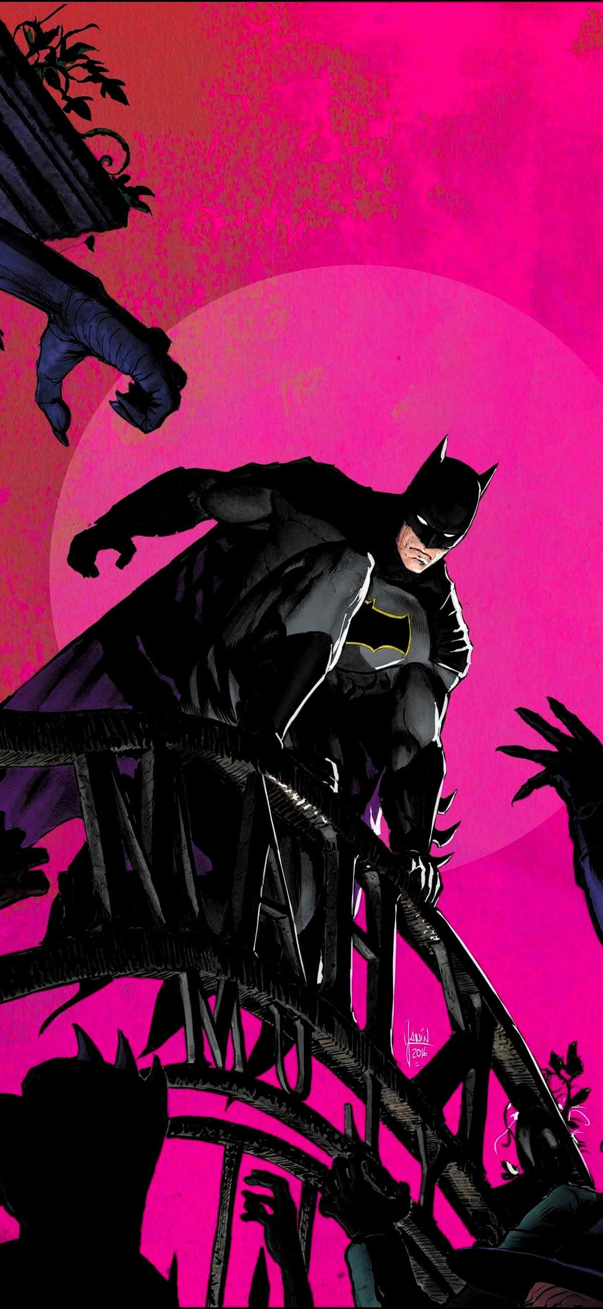 โชว์ความเก็คของคุณด้วย Batman iPhone สุดเจ๋ง วอลเปเปอร์