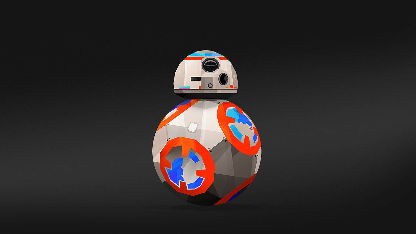 ดรอยด์ BB8 วงกลมสีแดง วอลเปเปอร์