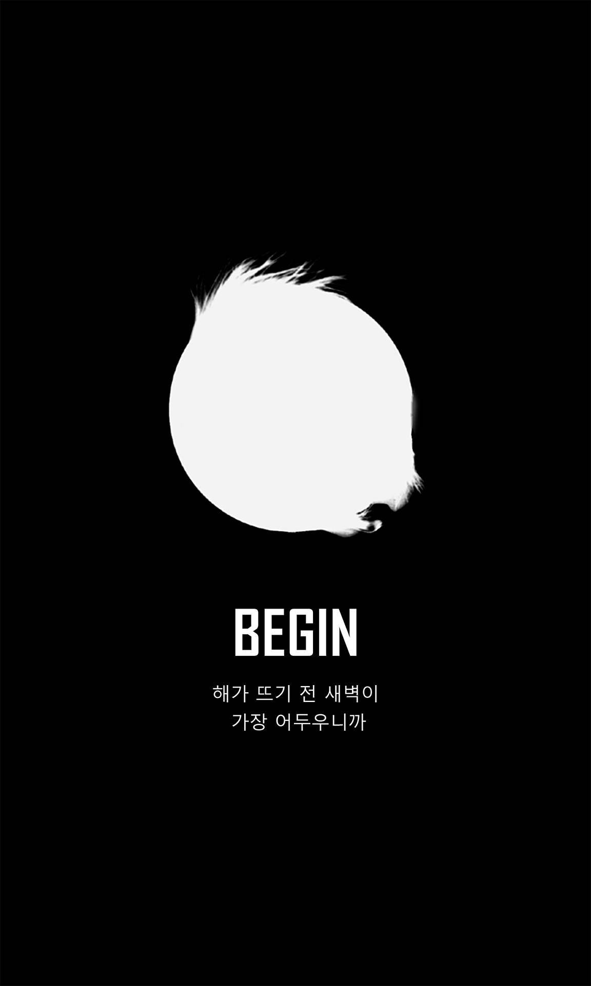 Begin BTS แบล็คเอสเธติก วอลเปเปอร์