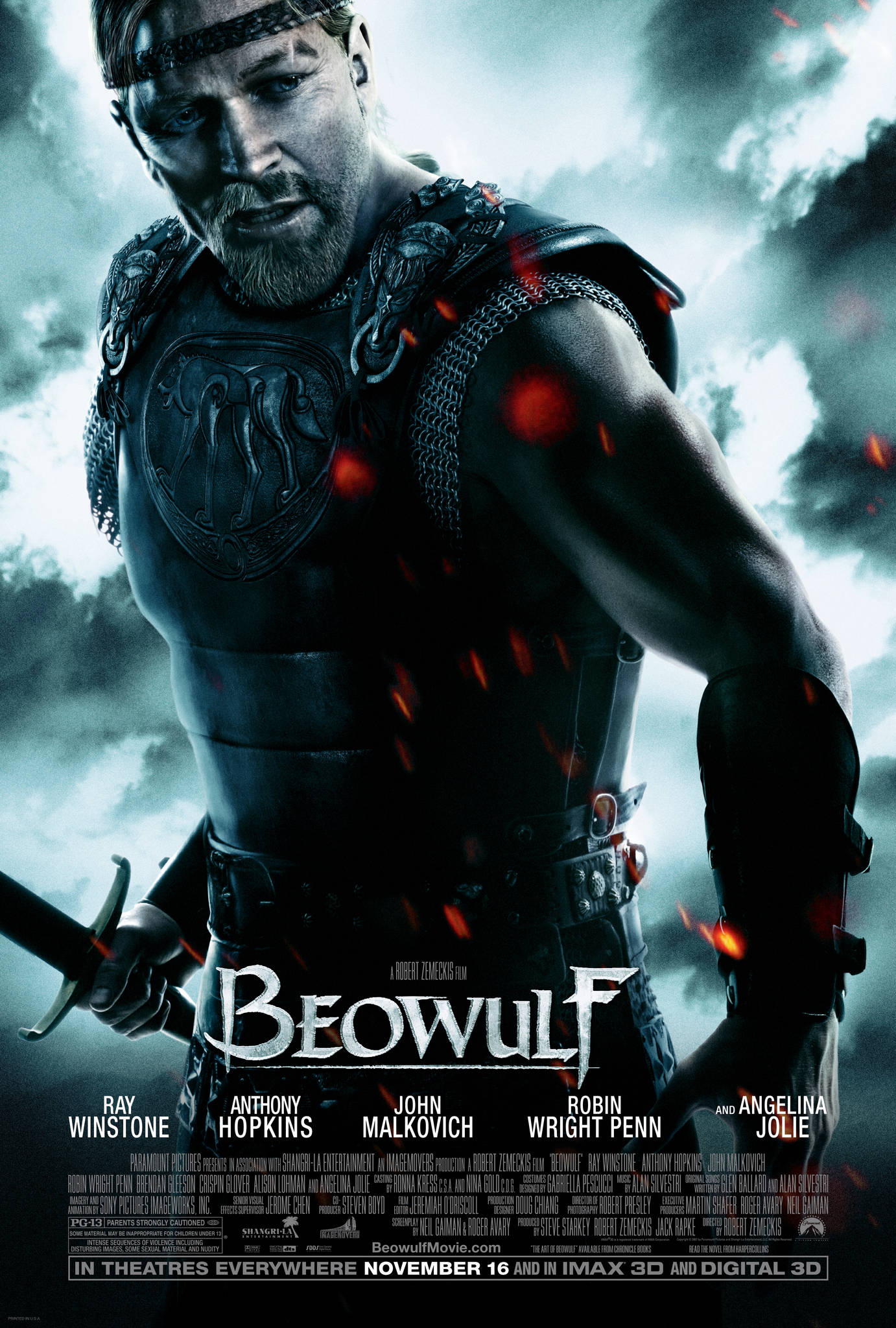โปสเตอร์ Beowulf Ray Winstone วอลเปเปอร์
