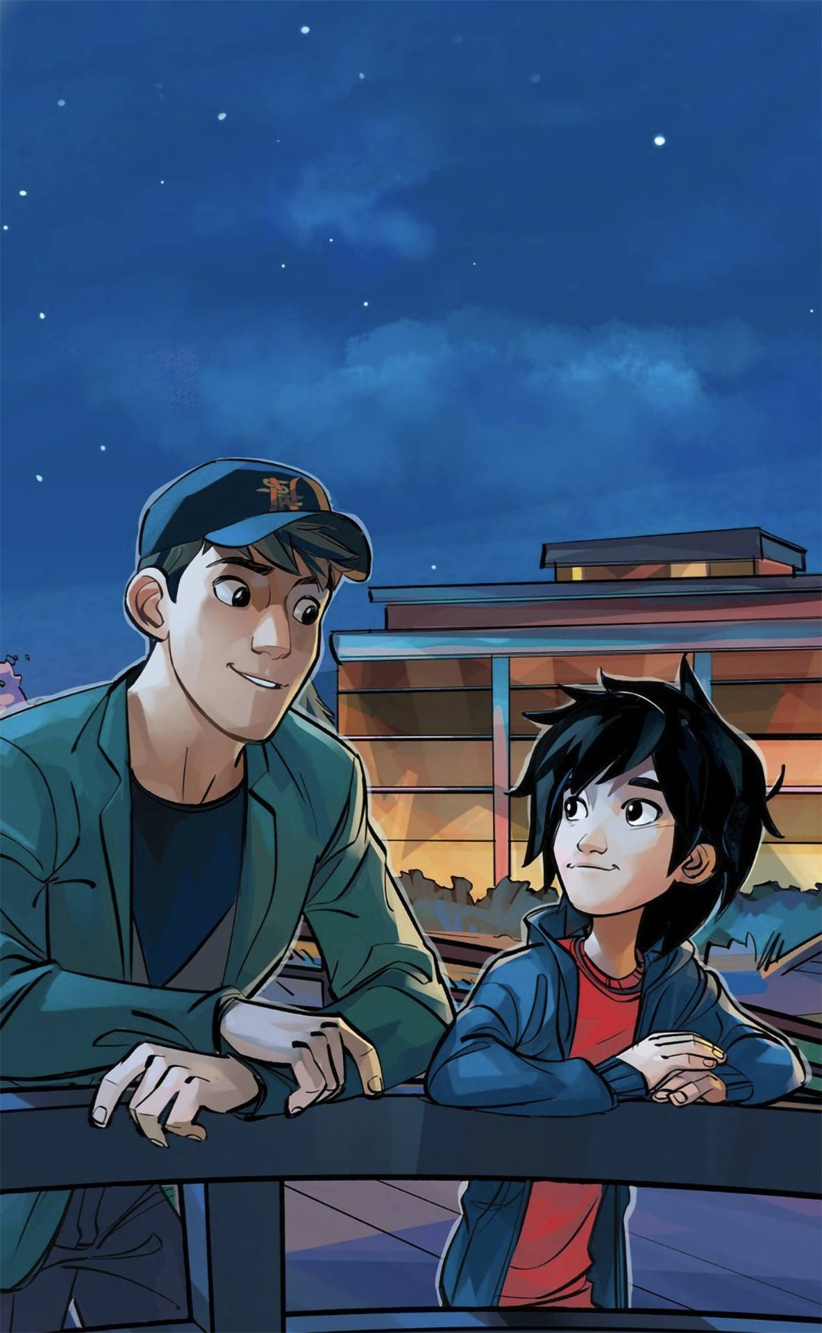Big Hero 6 พูดคุยแบบพี่น้อง วอลเปเปอร์