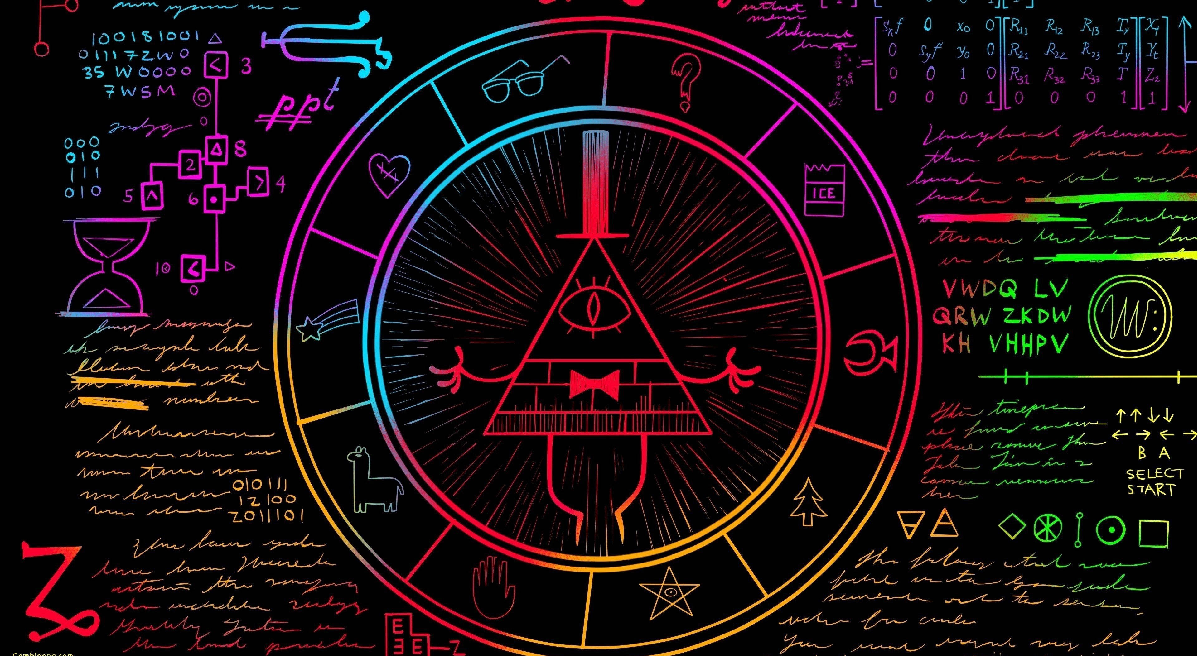 Bill Cipher สวยงามบนแล็ปท็อป วอลเปเปอร์