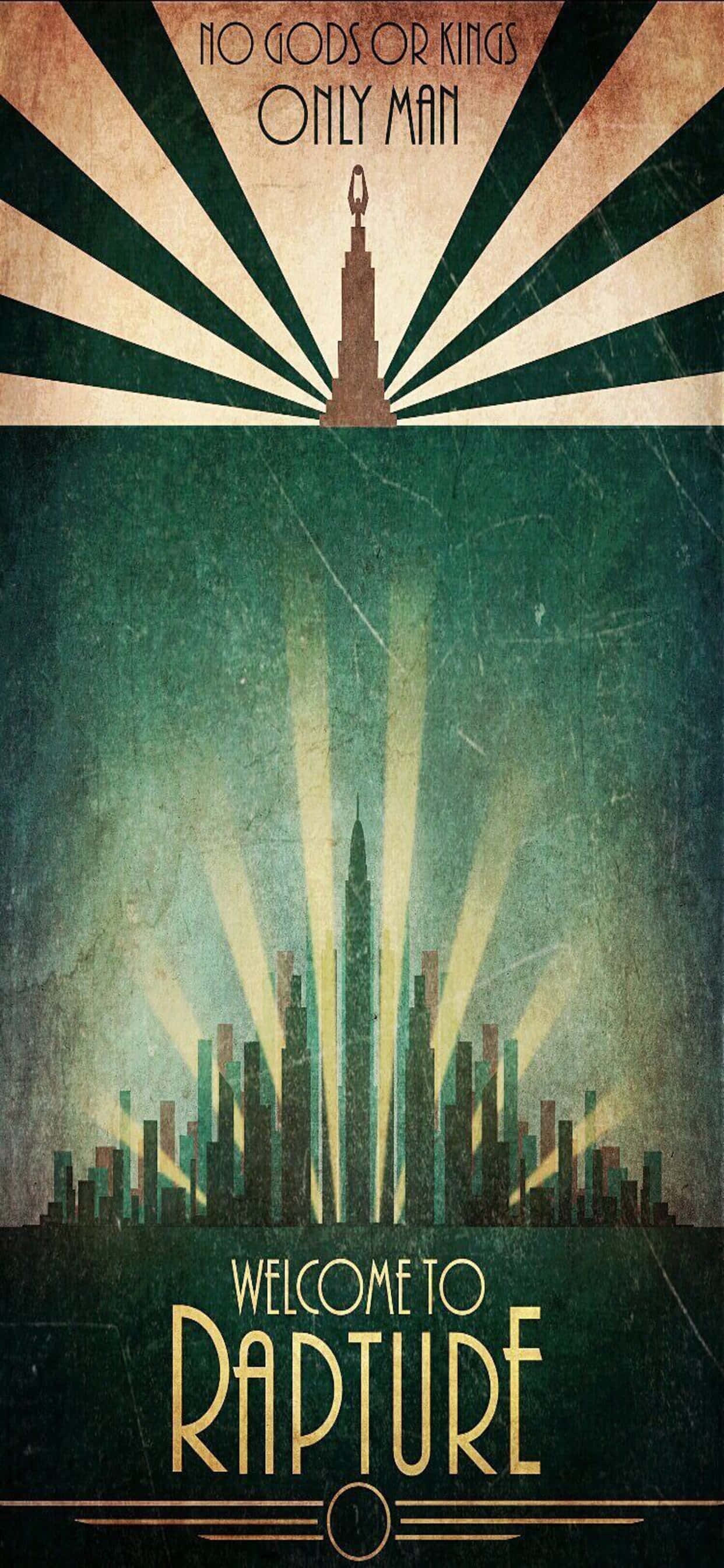 "สิ่งมหัศจรรย์ทางเทคโนโลยีใหม่กับ Bioshock Infinite บน iPhone Xs Max" วอลเปเปอร์