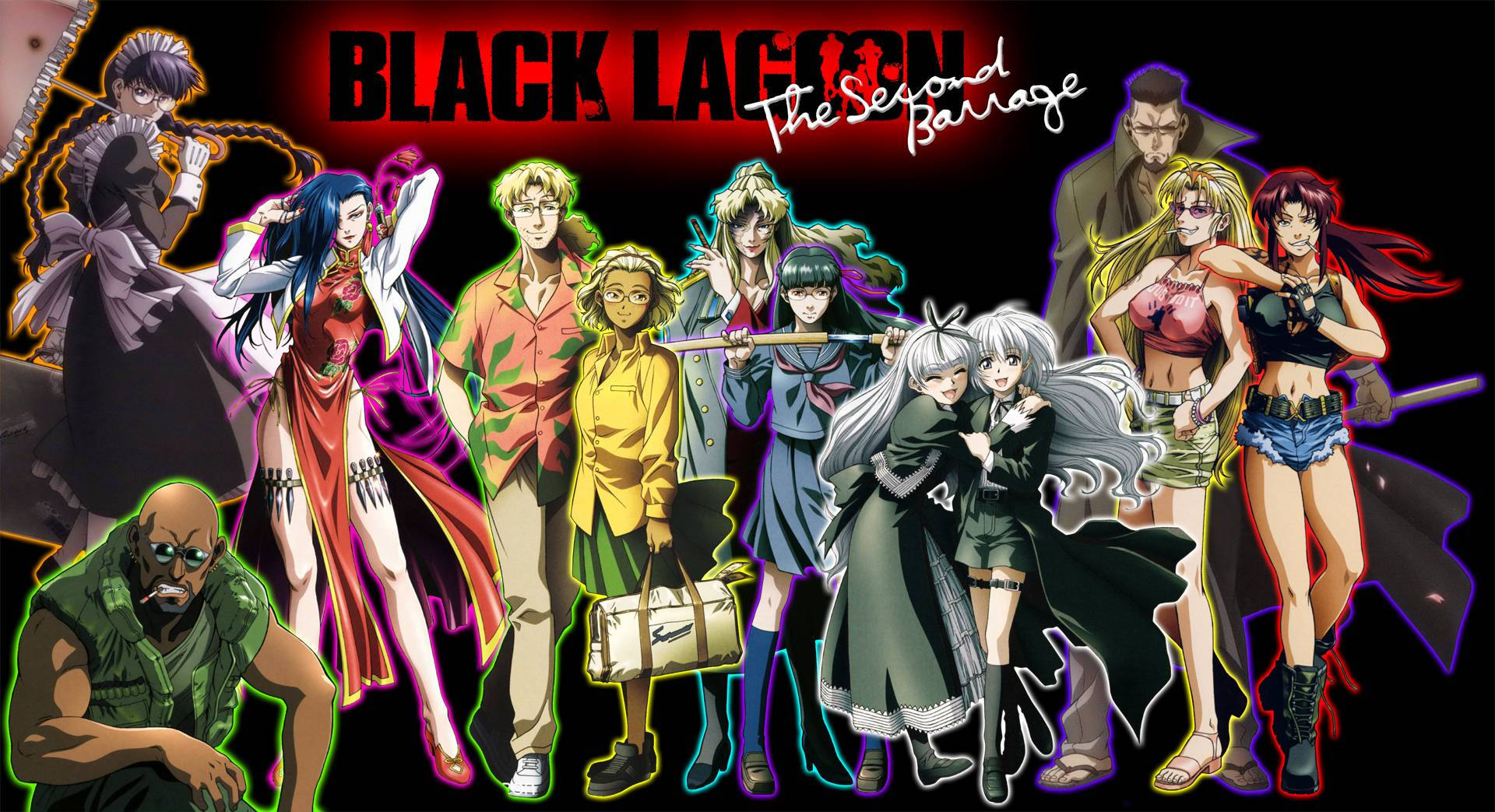 โปสเตอร์ Black Lagoon Second Barrage วอลเปเปอร์