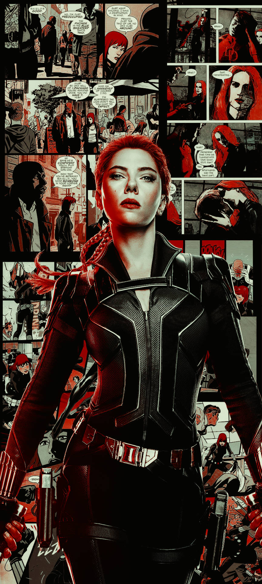 ภาพคอมมิก Black Widow วอลเปเปอร์