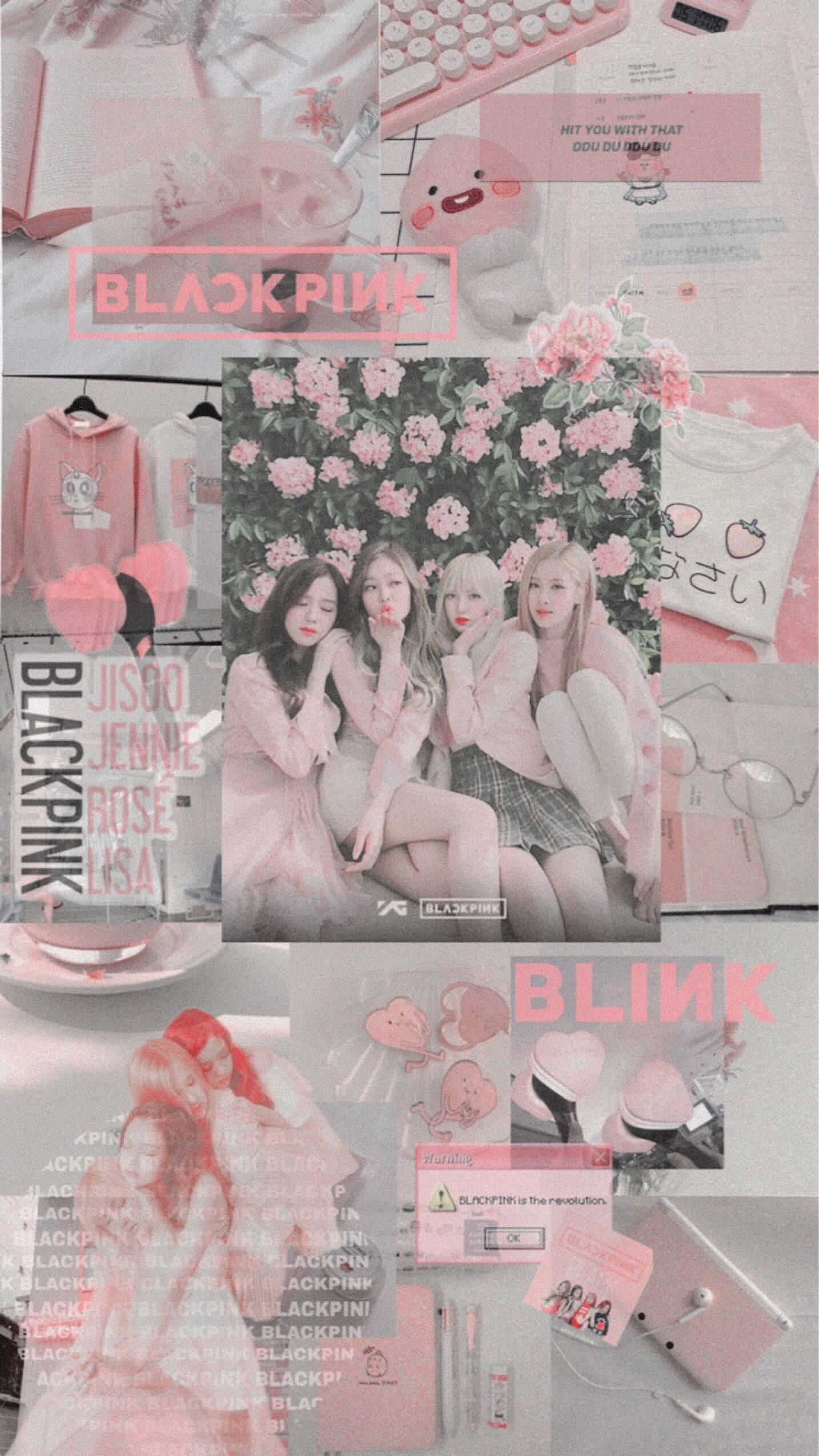 น่ารักสไตล์พังก์ชมพู Blackpink วอลเปเปอร์