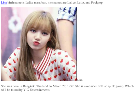 เสื้อลายหัวใจ Blackpink Lisa วอลเปเปอร์