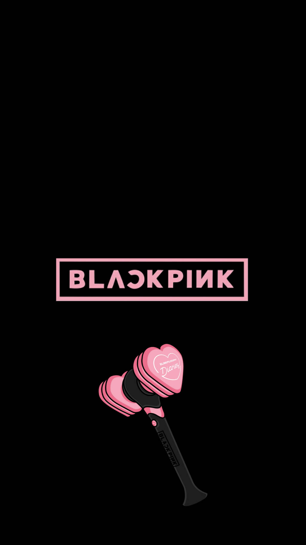 โลโก้ Blackpink พร้อมบิปิงบอง วอลเปเปอร์