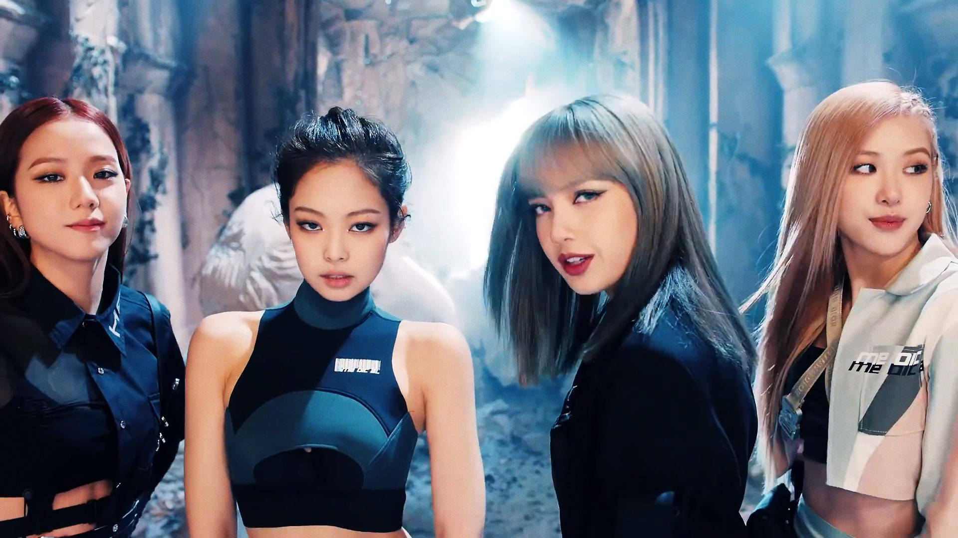 วอลเปเปอร์ Blackpink ในฉากควัน — Blackpink วอลเปเปอร์