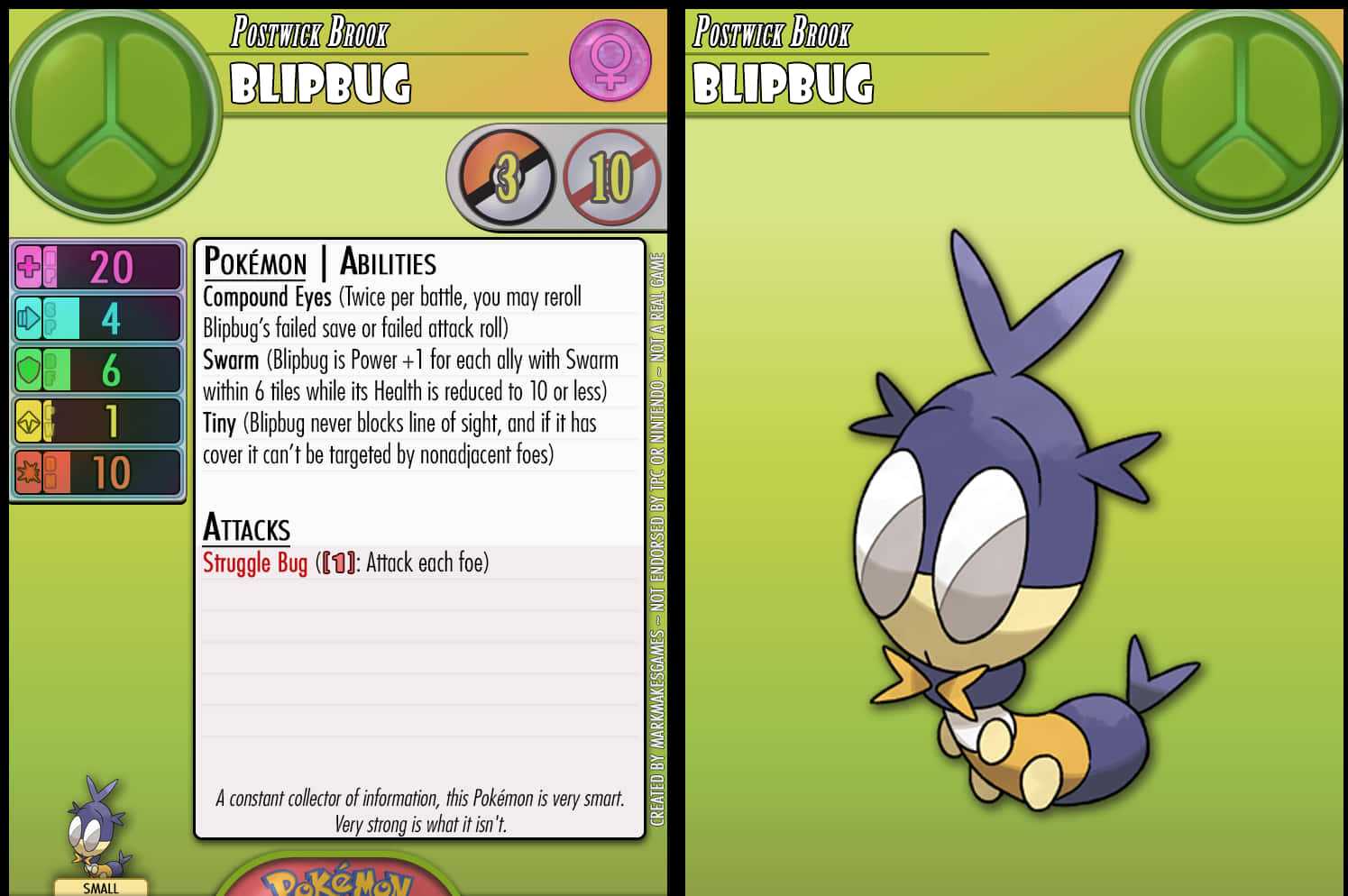 ความสามารถของโปเกมอน Blipbug วอลเปเปอร์