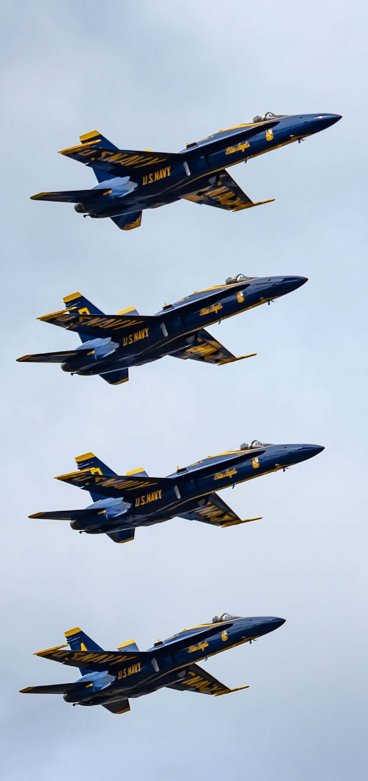 Blue Angels ผินผินสง่างามบนท้องฟ้า วอลเปเปอร์