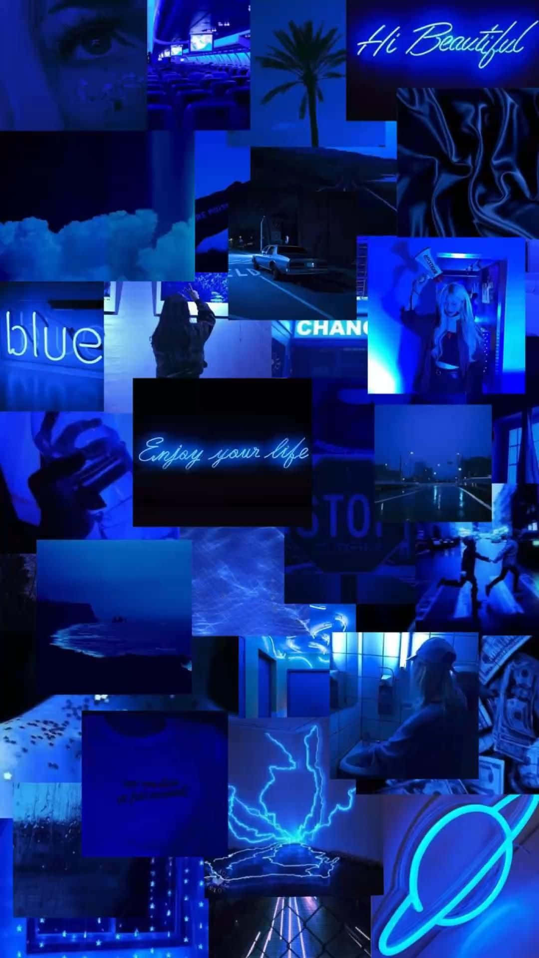 Blue Baddie สุดสวยในความละเอียดสูง วอลเปเปอร์