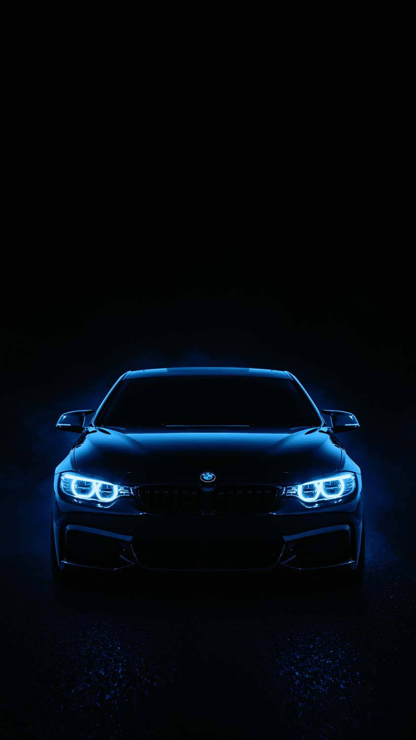 รถ BM4 GT4 สีดำบนไอโฟน — รถ GIF วอลเปเปอร์