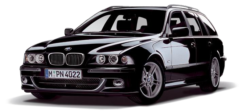 BMW 5 Series E39 Touring สีดำ วอลเปเปอร์