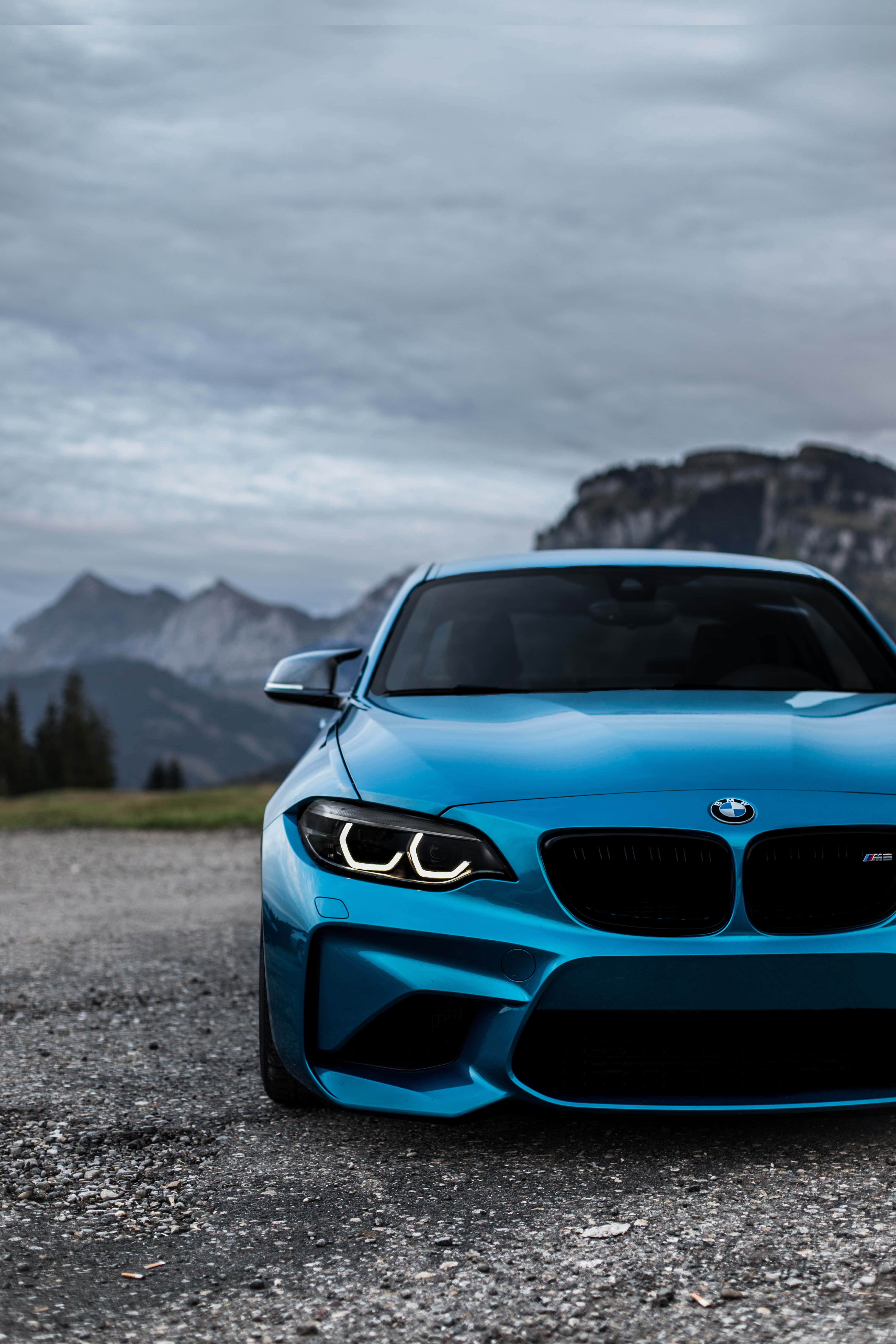 พื้นหลังรถสีฟู BMW วอลเปเปอร์