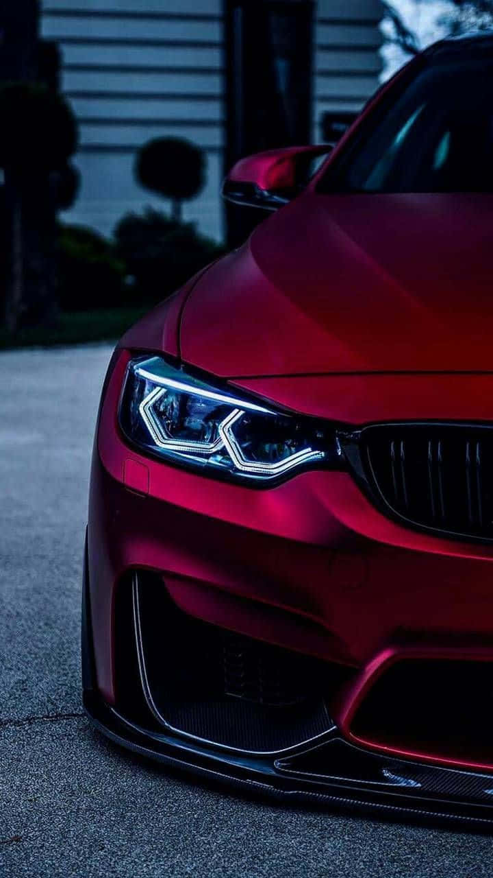 พื้นหลัง BMW F82 M4 สีแดง Pixel 3 วอลเปเปอร์