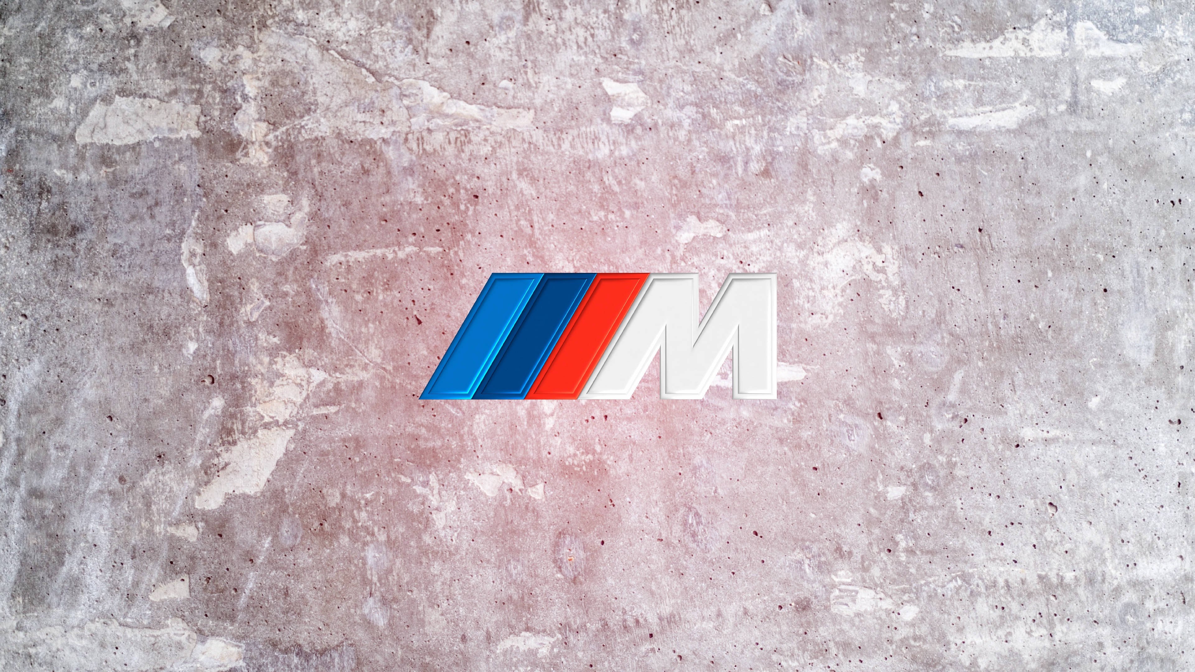 พื้นผิวคอนกรีตโลโก้ BMW M วอลเปเปอร์