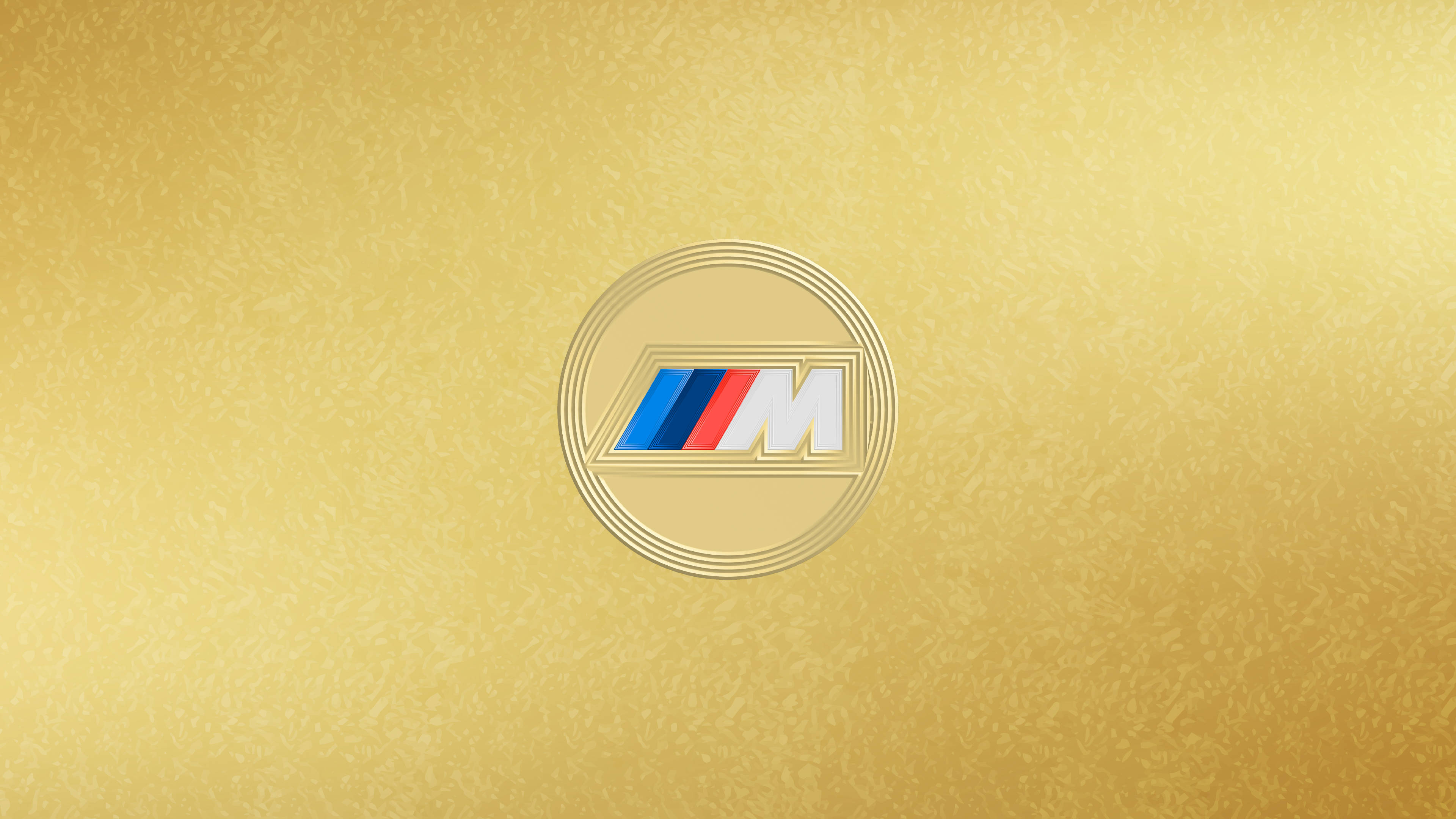 โลโก้ BMW M สีทอง วอลเปเปอร์