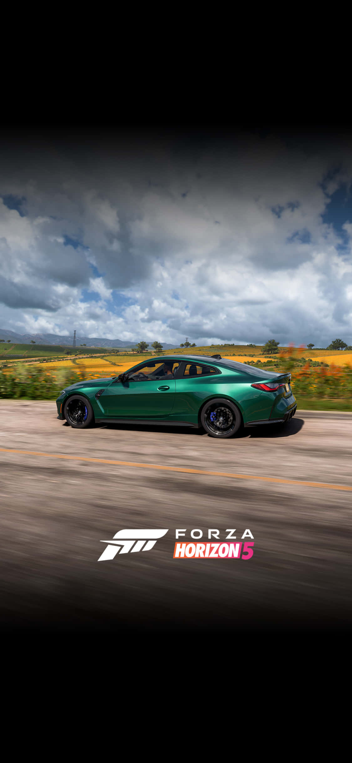 พื้นหลัง BMW M4 สีเขียว iPhone X Forza Motorsport 7 วอลเปเปอร์