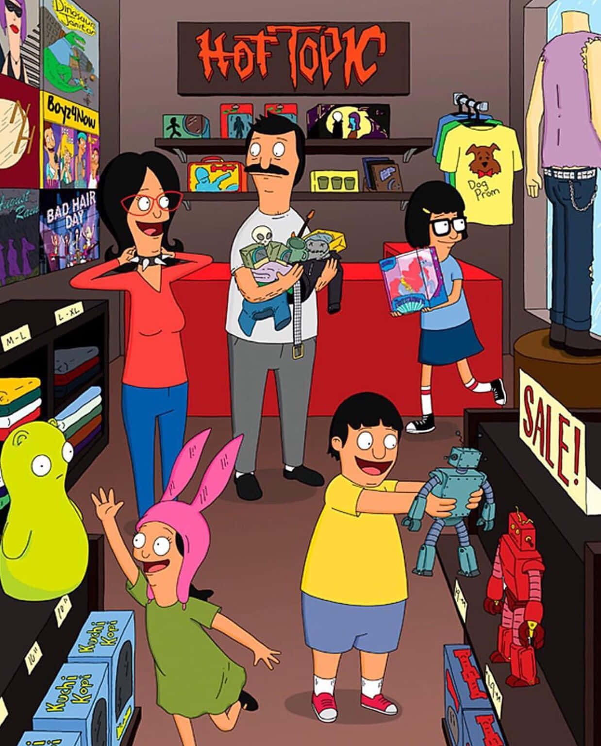 ความสนุกของครอบครัวที่ Bob’s Burgers วอลเปเปอร์