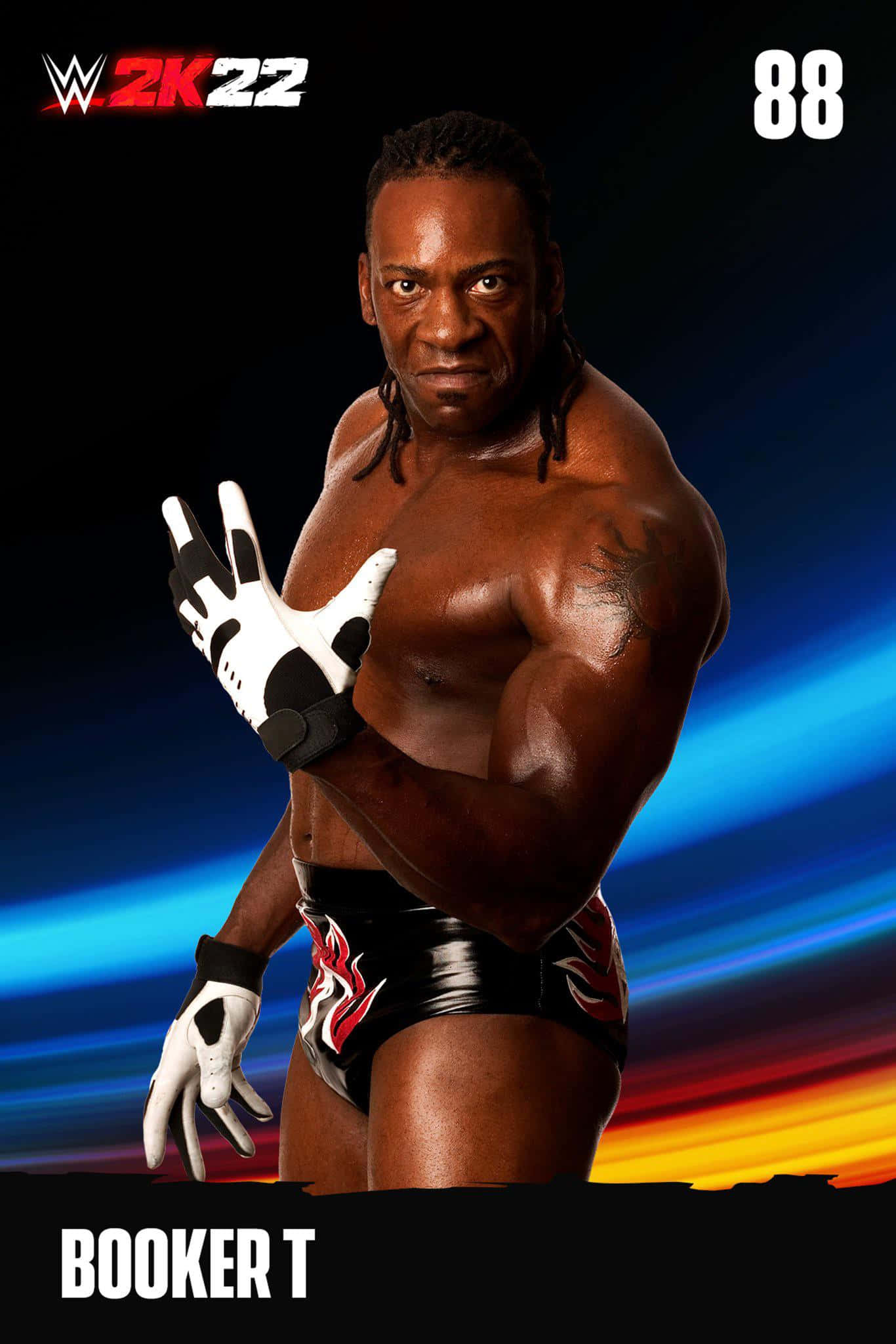 Booker T ในโปสเตอร์ WWE 2022 วอลเปเปอร์