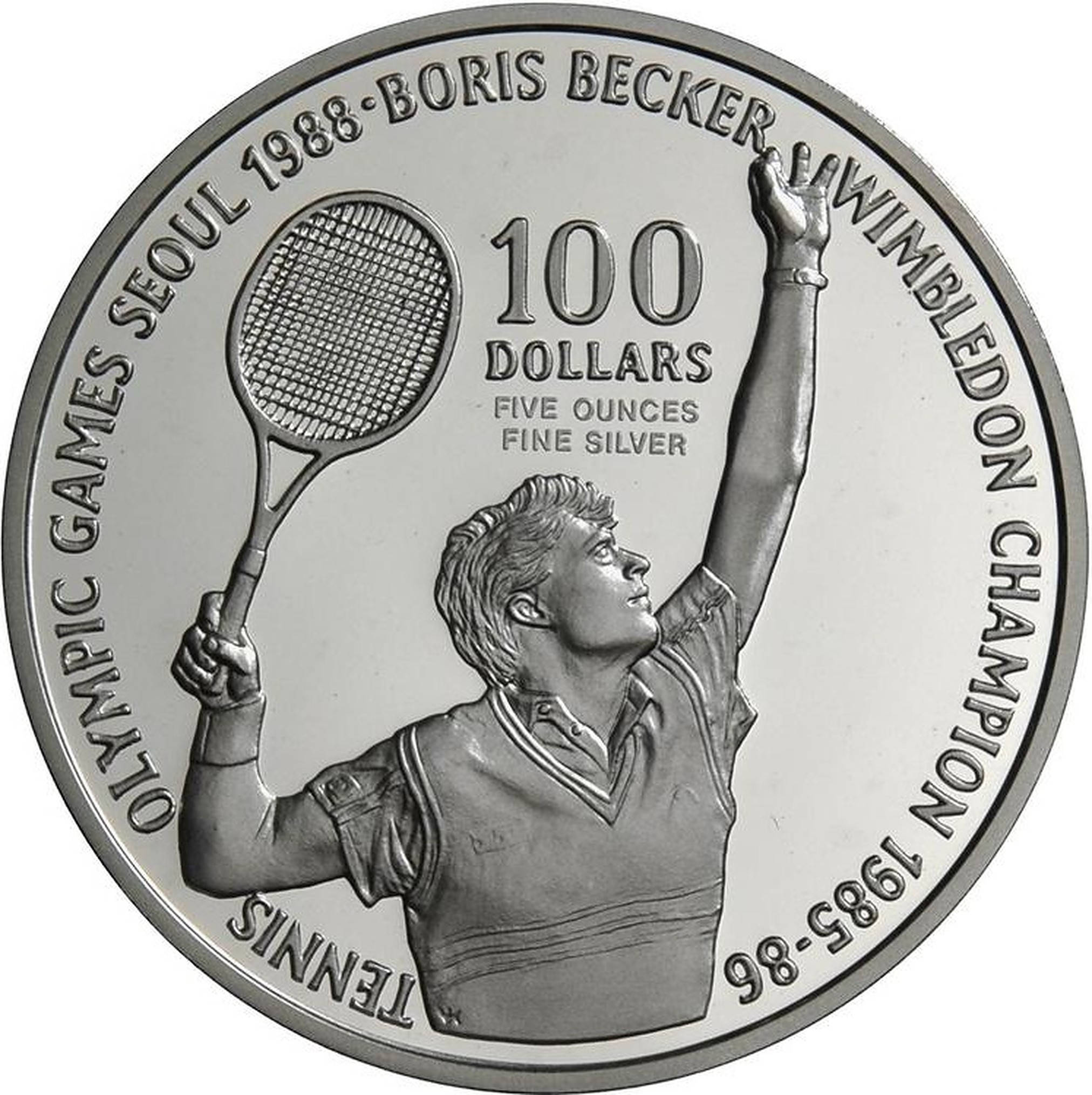 เหรียญเงิน Boris Becker วอลเปเปอร์