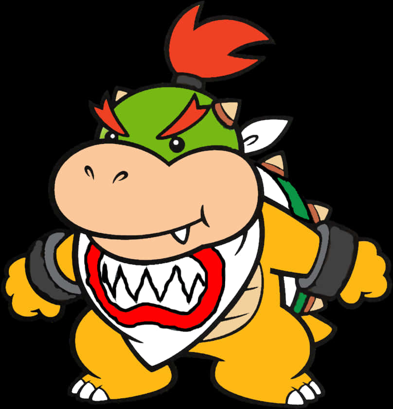 Bowser ตัวละครแอนิเมชันภาพประกอบ วอลเปเปอร์